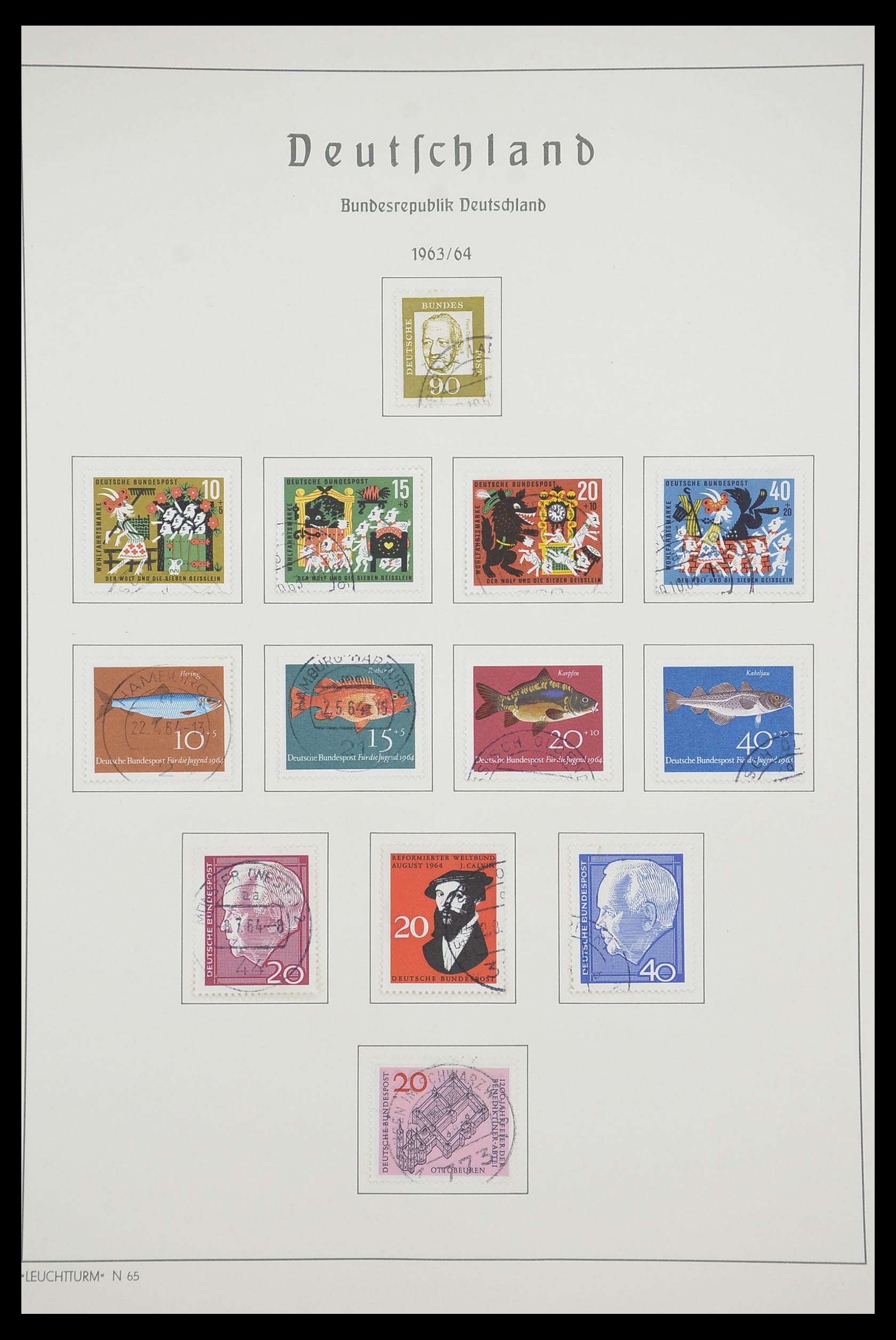33707 041 - Postzegelverzameling 33707 Bundespost 1949-1991.