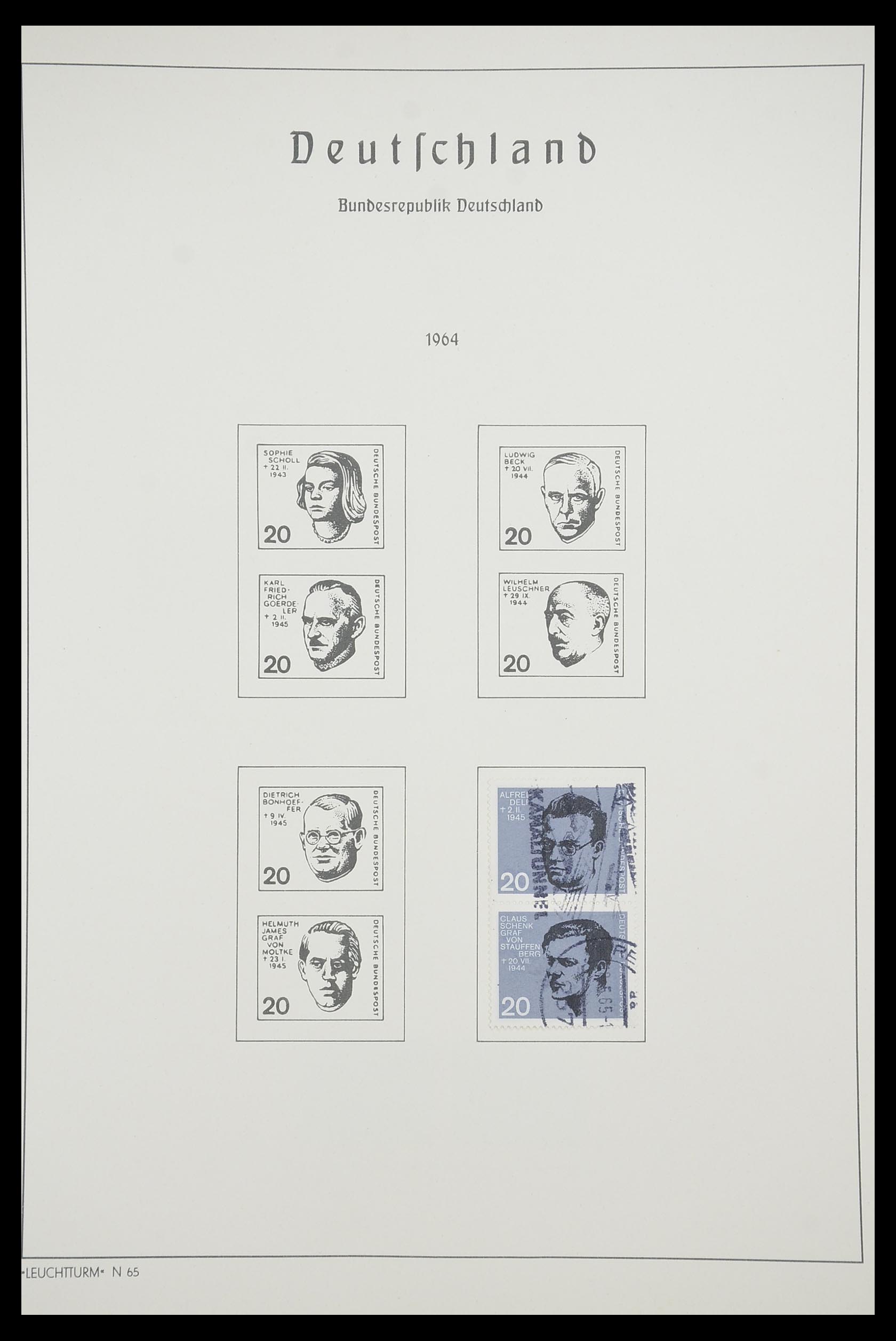 33707 044 - Postzegelverzameling 33707 Bundespost 1949-1991.