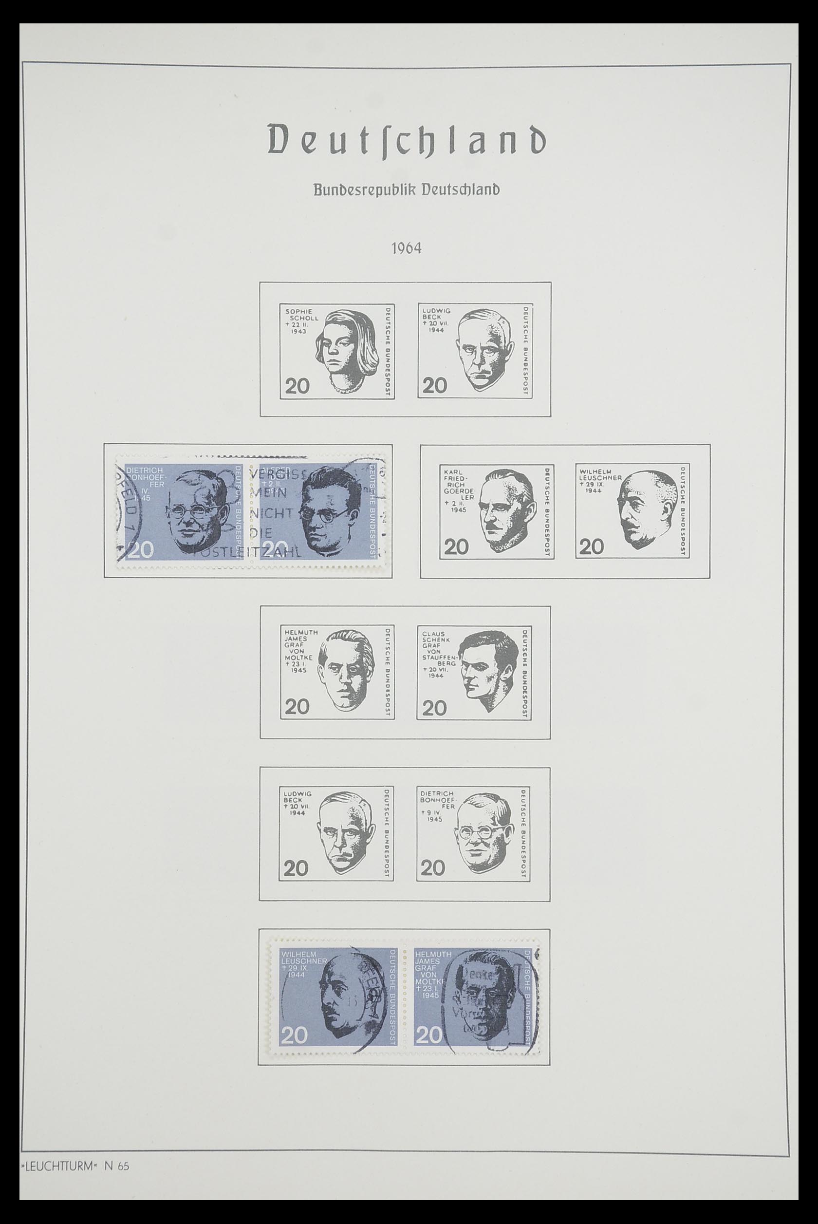 33707 045 - Postzegelverzameling 33707 Bundespost 1949-1991.