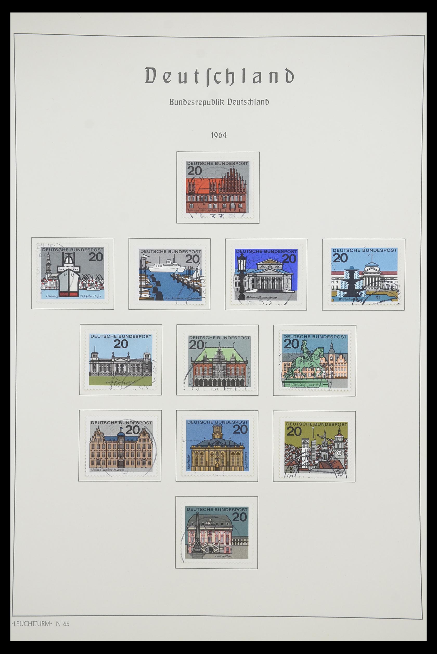 33707 046 - Postzegelverzameling 33707 Bundespost 1949-1991.