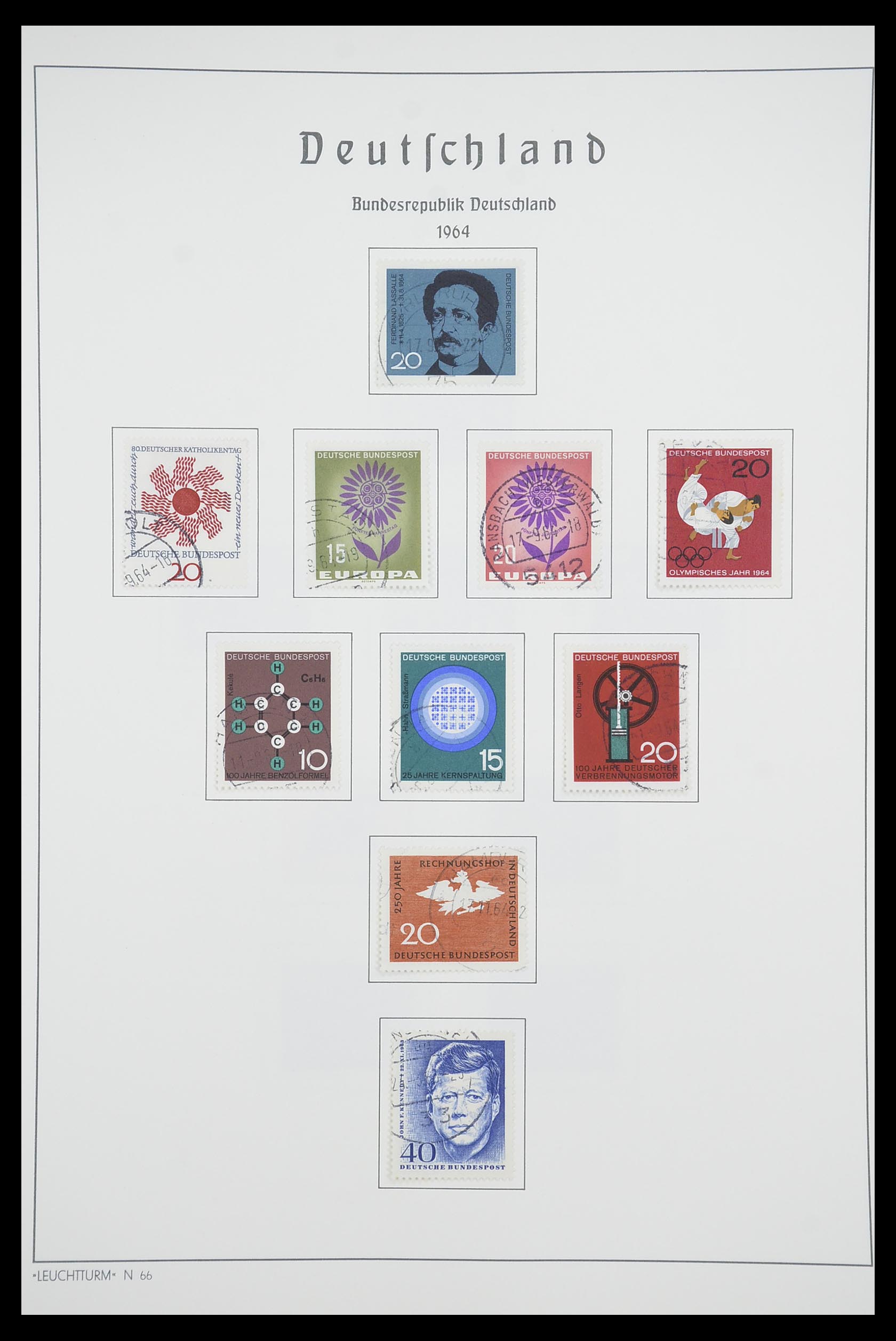 33707 047 - Postzegelverzameling 33707 Bundespost 1949-1991.