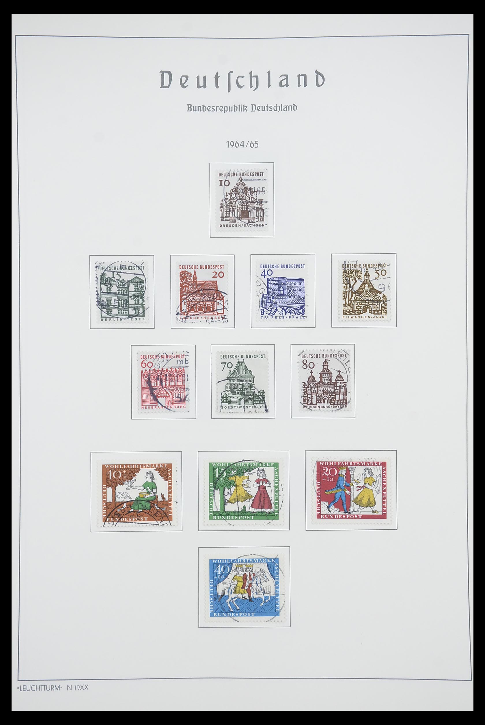 33707 049 - Postzegelverzameling 33707 Bundespost 1949-1991.