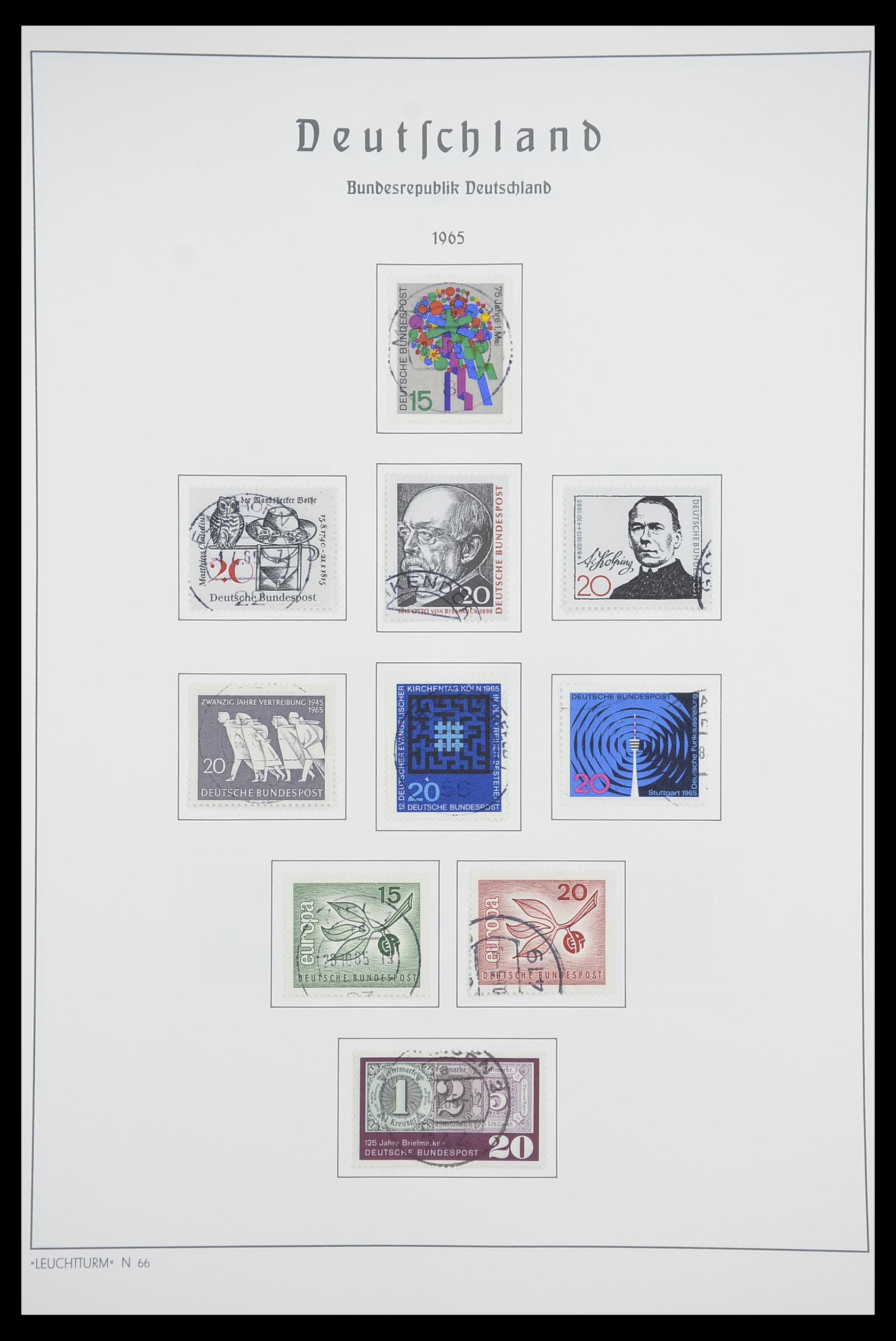 33707 051 - Stamp collection 33707 Bundespost 1949-1991.