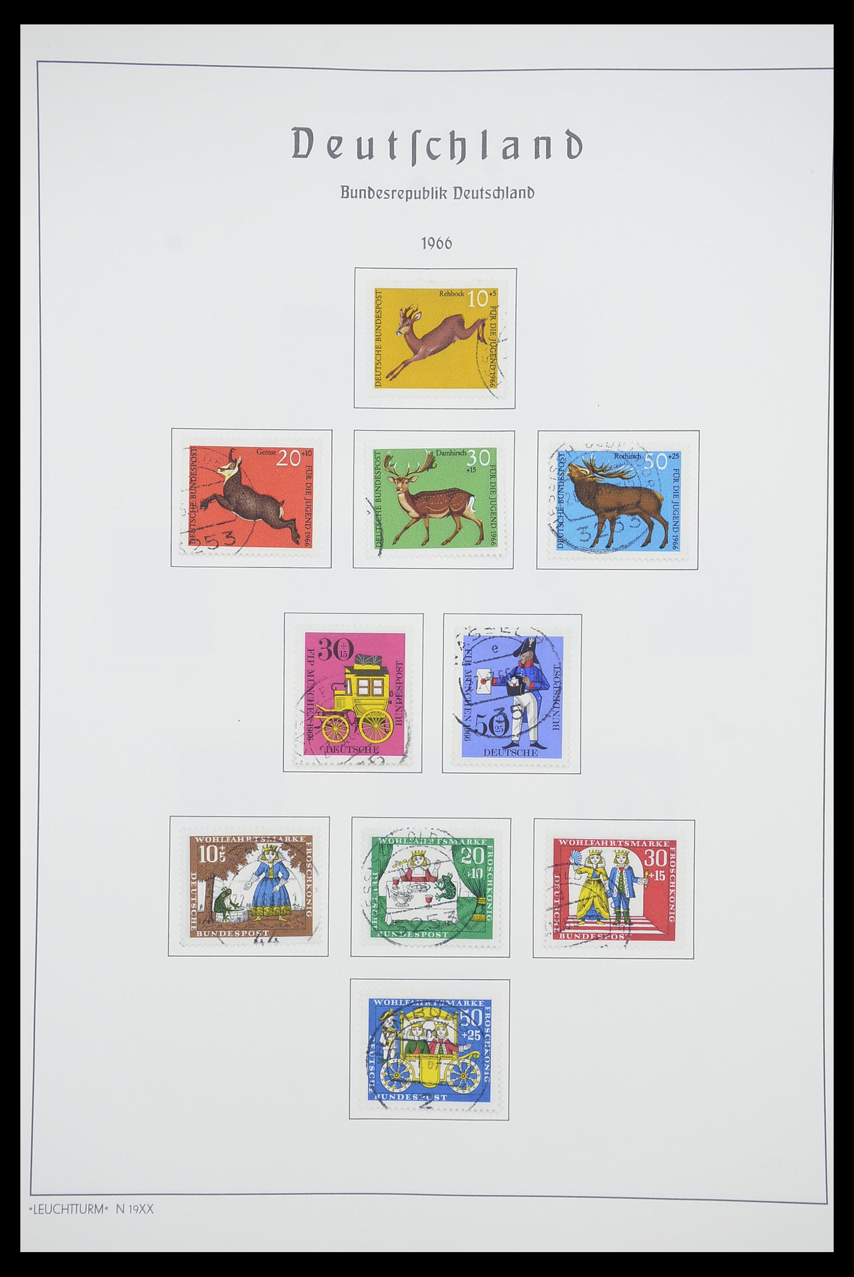 33707 052 - Postzegelverzameling 33707 Bundespost 1949-1991.