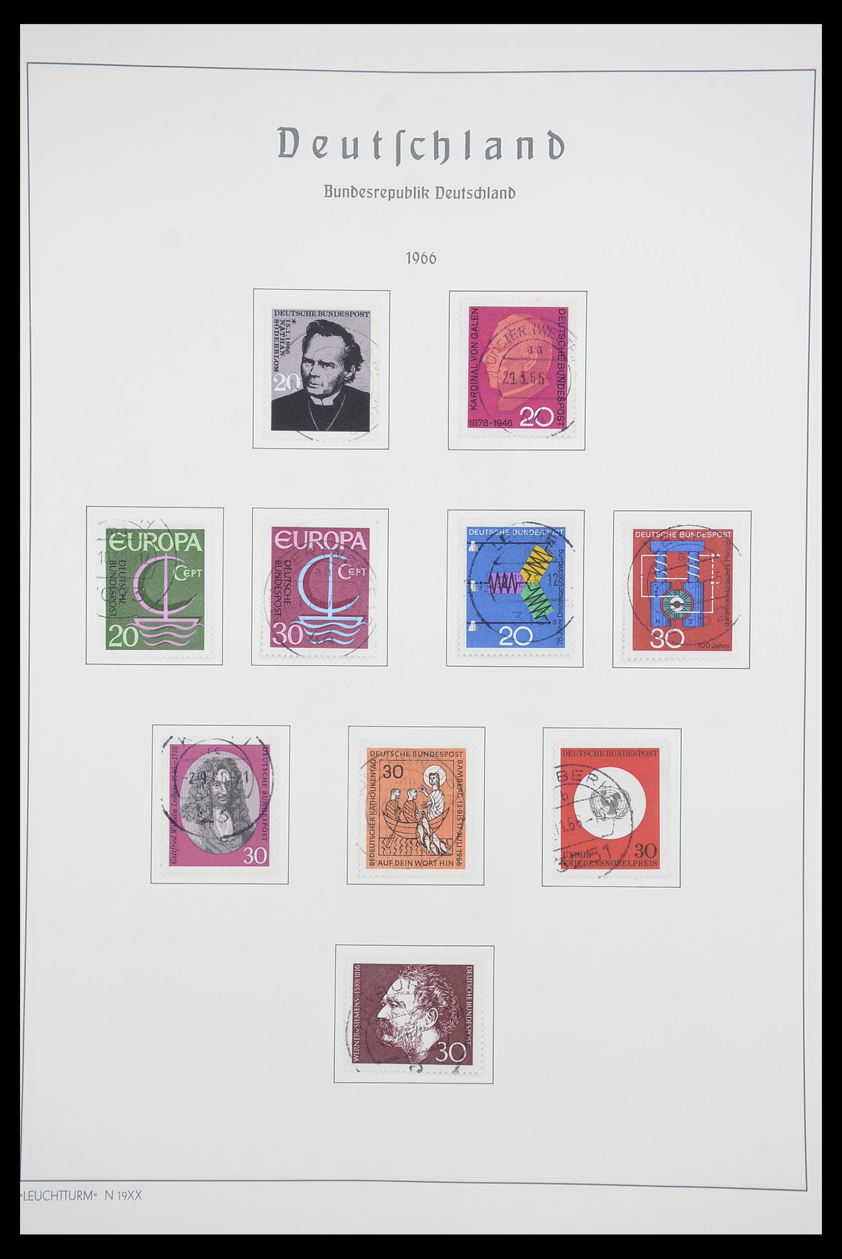 33707 053 - Postzegelverzameling 33707 Bundespost 1949-1991.