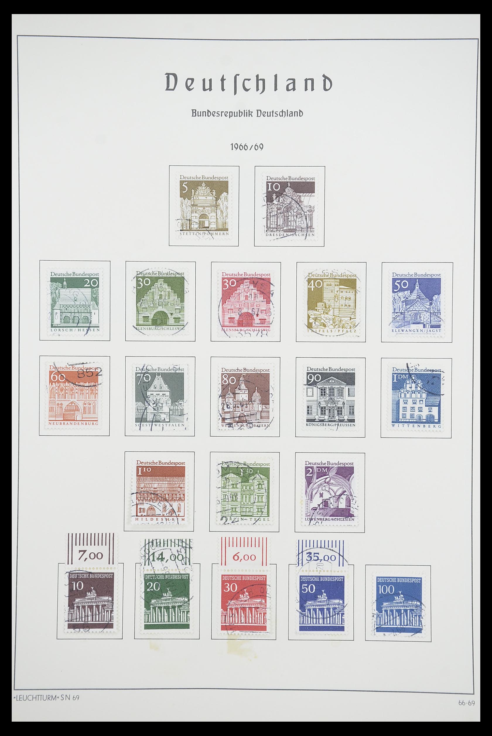 33707 055 - Postzegelverzameling 33707 Bundespost 1949-1991.