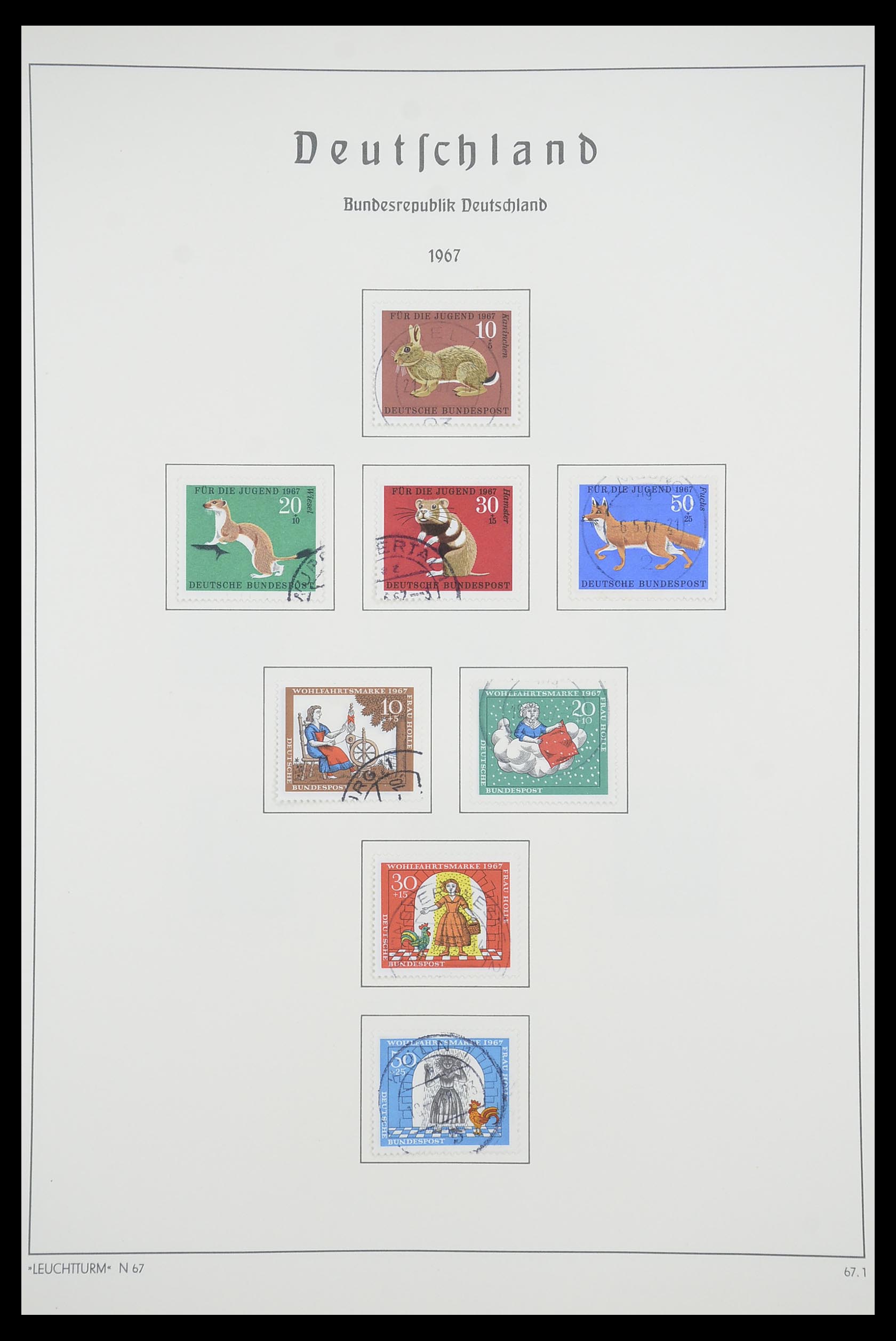33707 056 - Postzegelverzameling 33707 Bundespost 1949-1991.