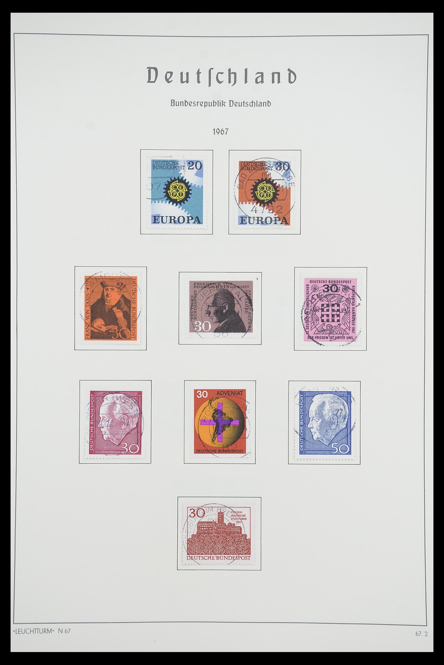 33707 057 - Stamp collection 33707 Bundespost 1949-1991.