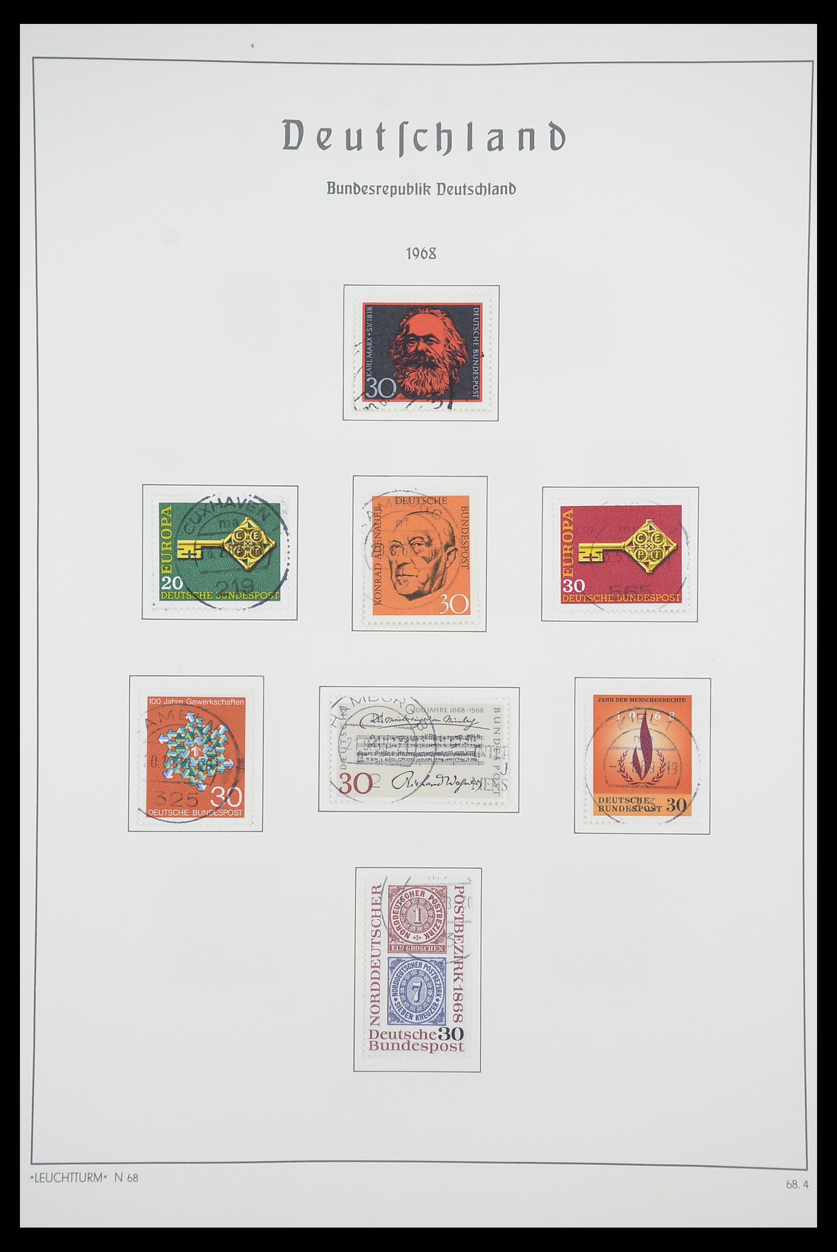 33707 064 - Stamp collection 33707 Bundespost 1949-1991.