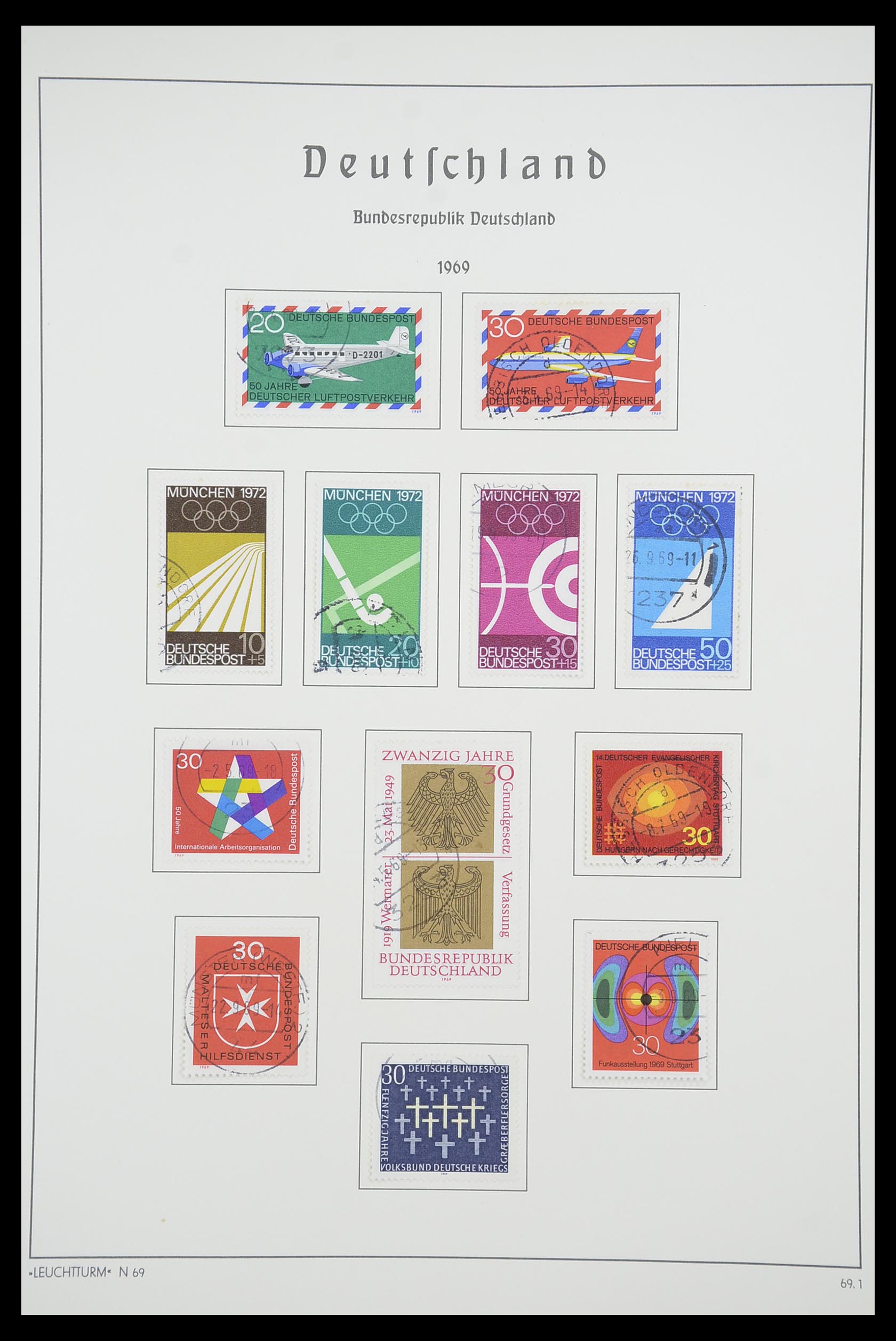 33707 065 - Stamp collection 33707 Bundespost 1949-1991.