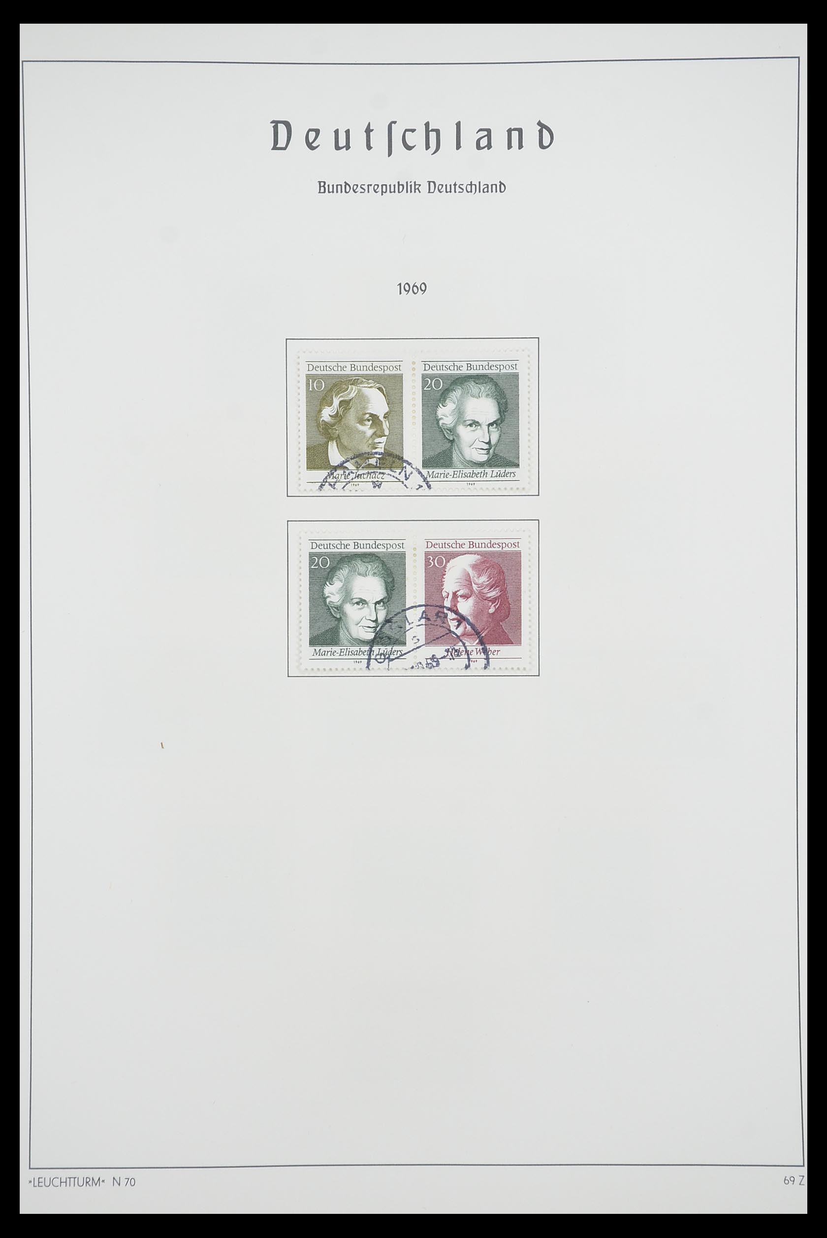33707 069 - Stamp collection 33707 Bundespost 1949-1991.