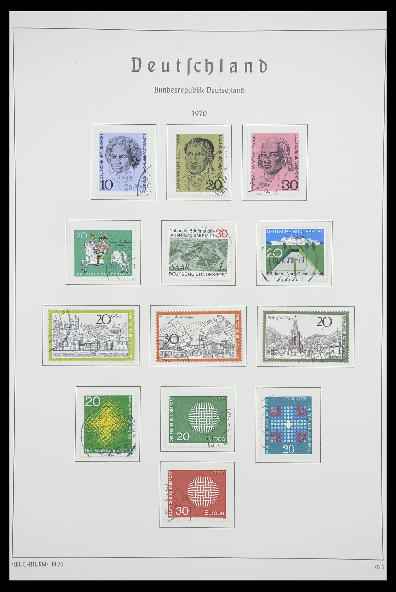 33707 070 - Stamp collection 33707 Bundespost 1949-1991.
