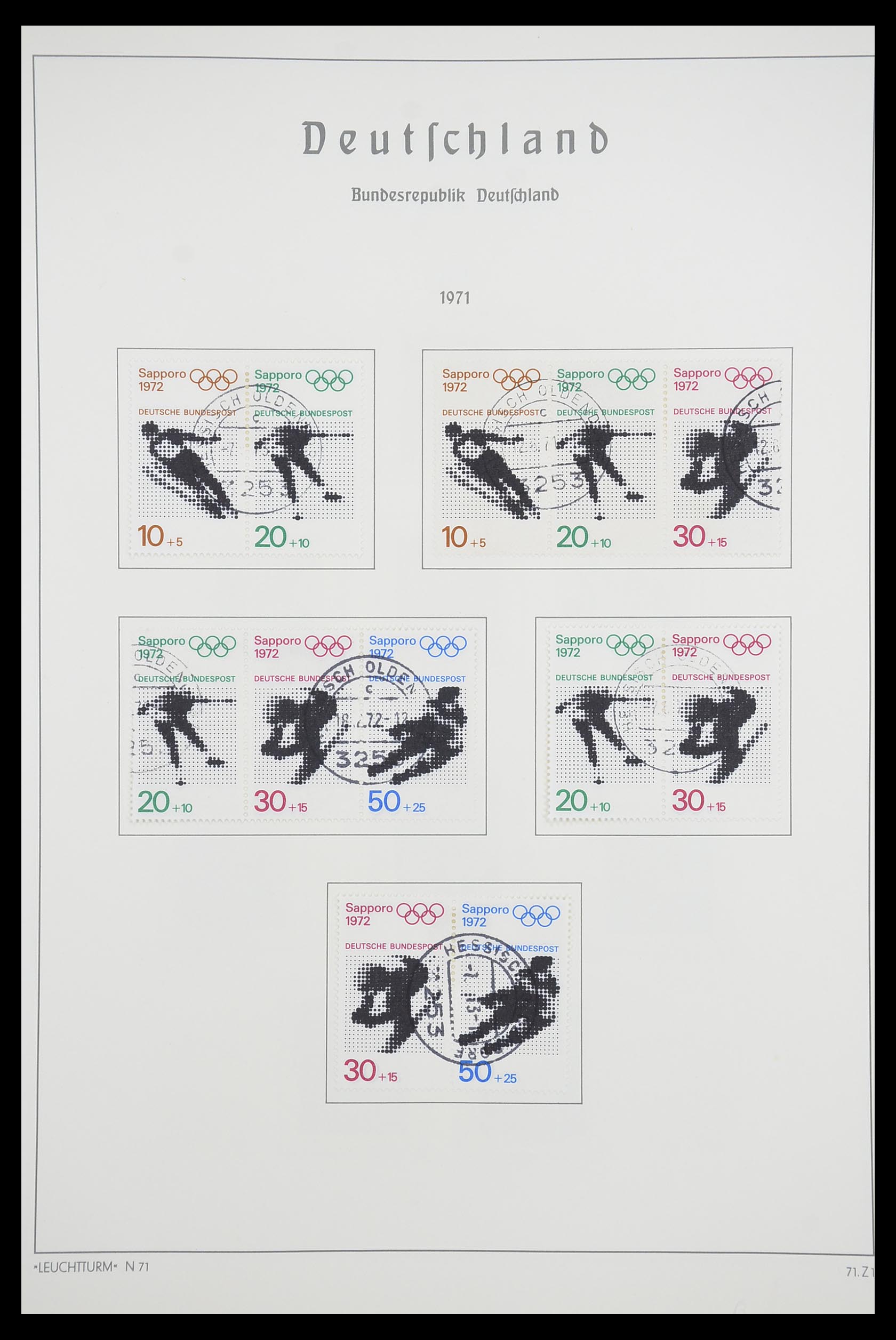 33707 081 - Stamp collection 33707 Bundespost 1949-1991.