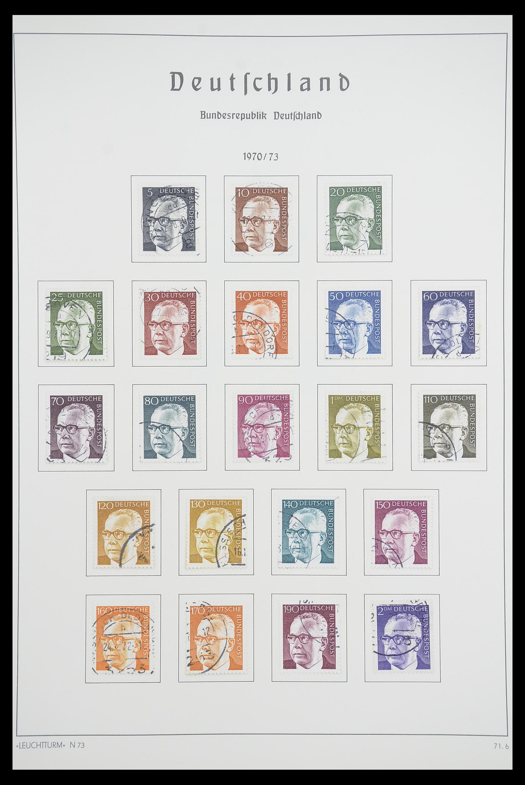 33707 083 - Stamp collection 33707 Bundespost 1949-1991.