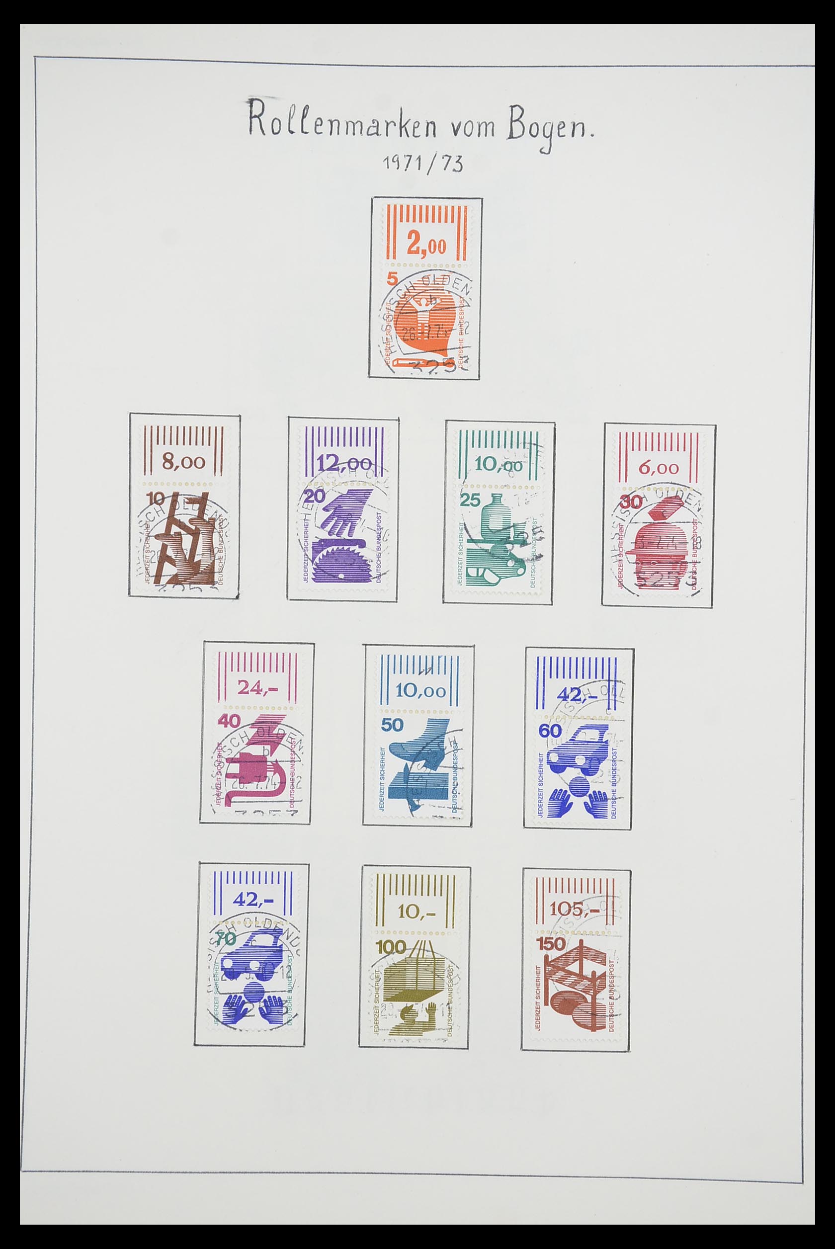 33707 086 - Stamp collection 33707 Bundespost 1949-1991.