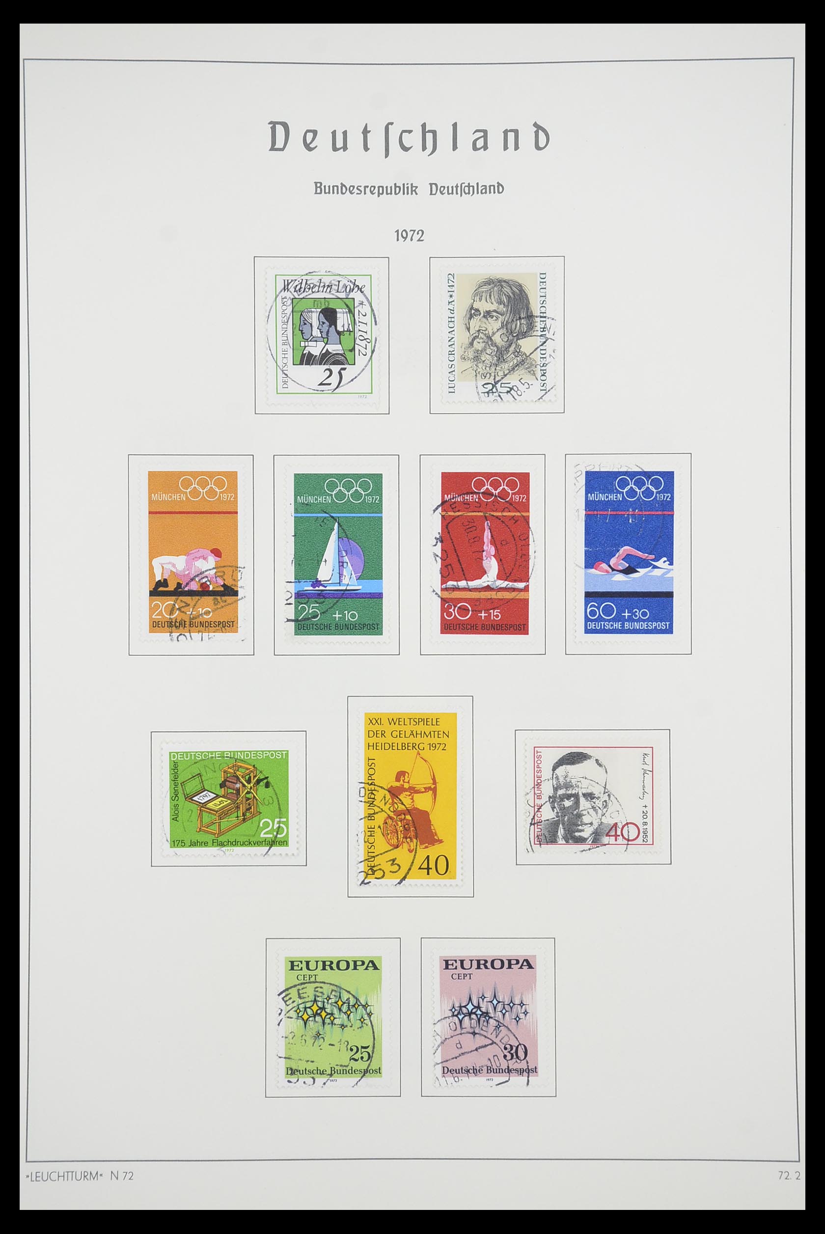33707 087 - Stamp collection 33707 Bundespost 1949-1991.