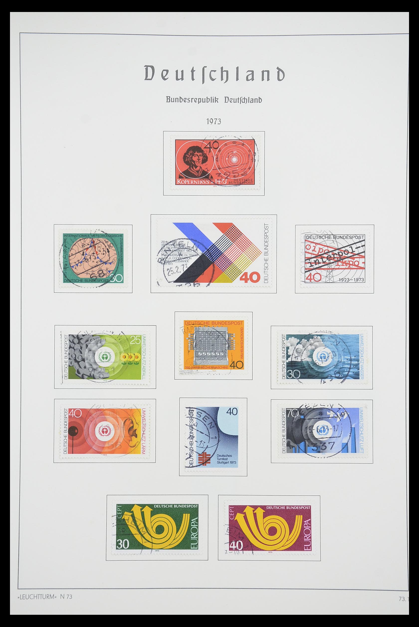 33707 098 - Stamp collection 33707 Bundespost 1949-1991.