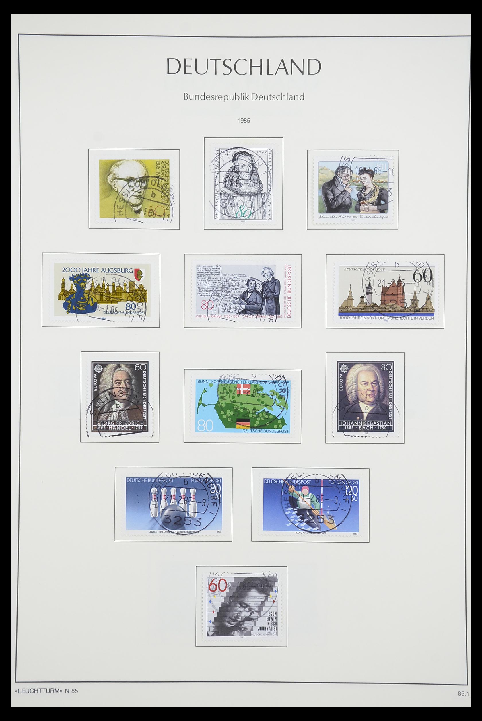 33707 167 - Stamp collection 33707 Bundespost 1949-1991.