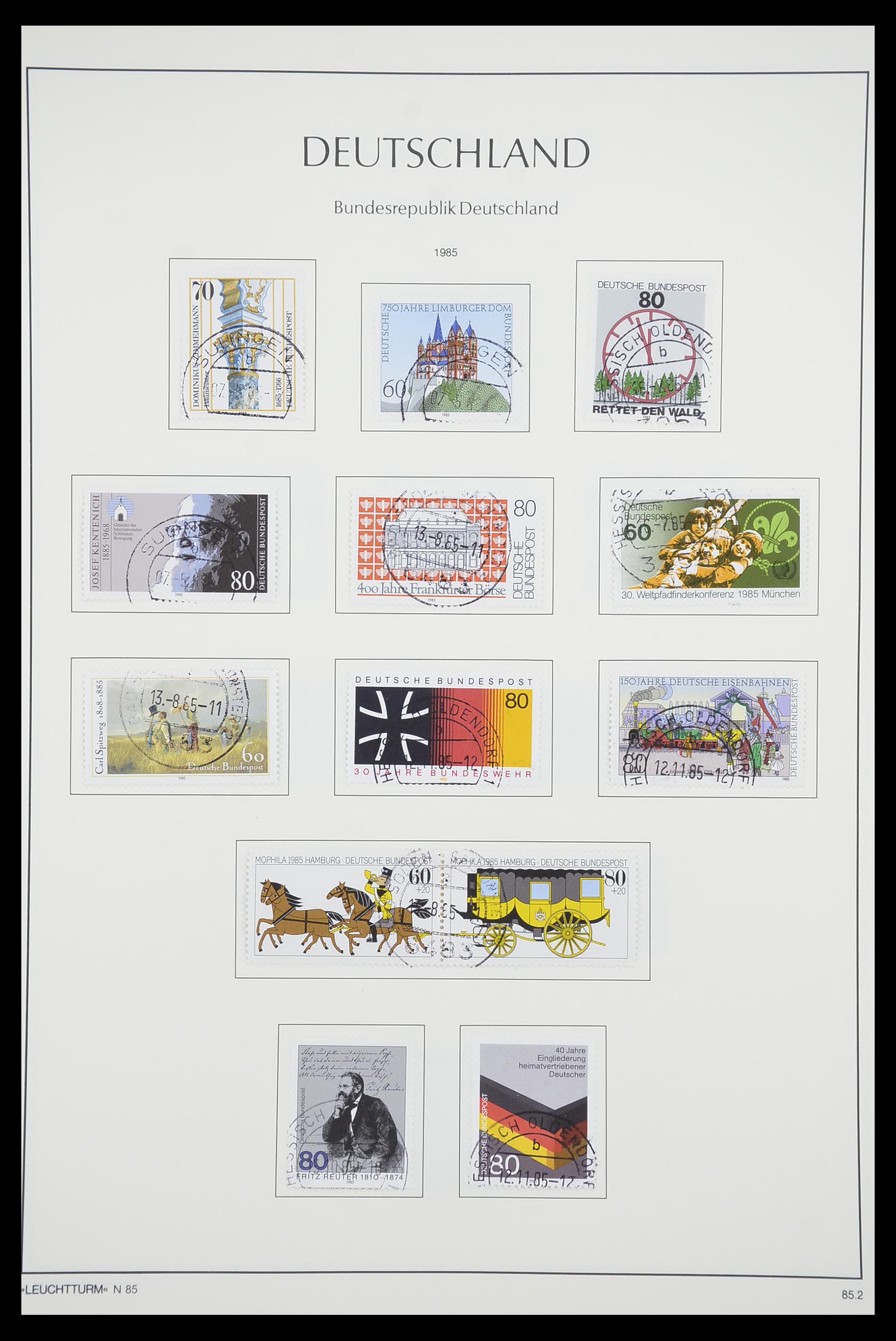 33707 168 - Stamp collection 33707 Bundespost 1949-1991.