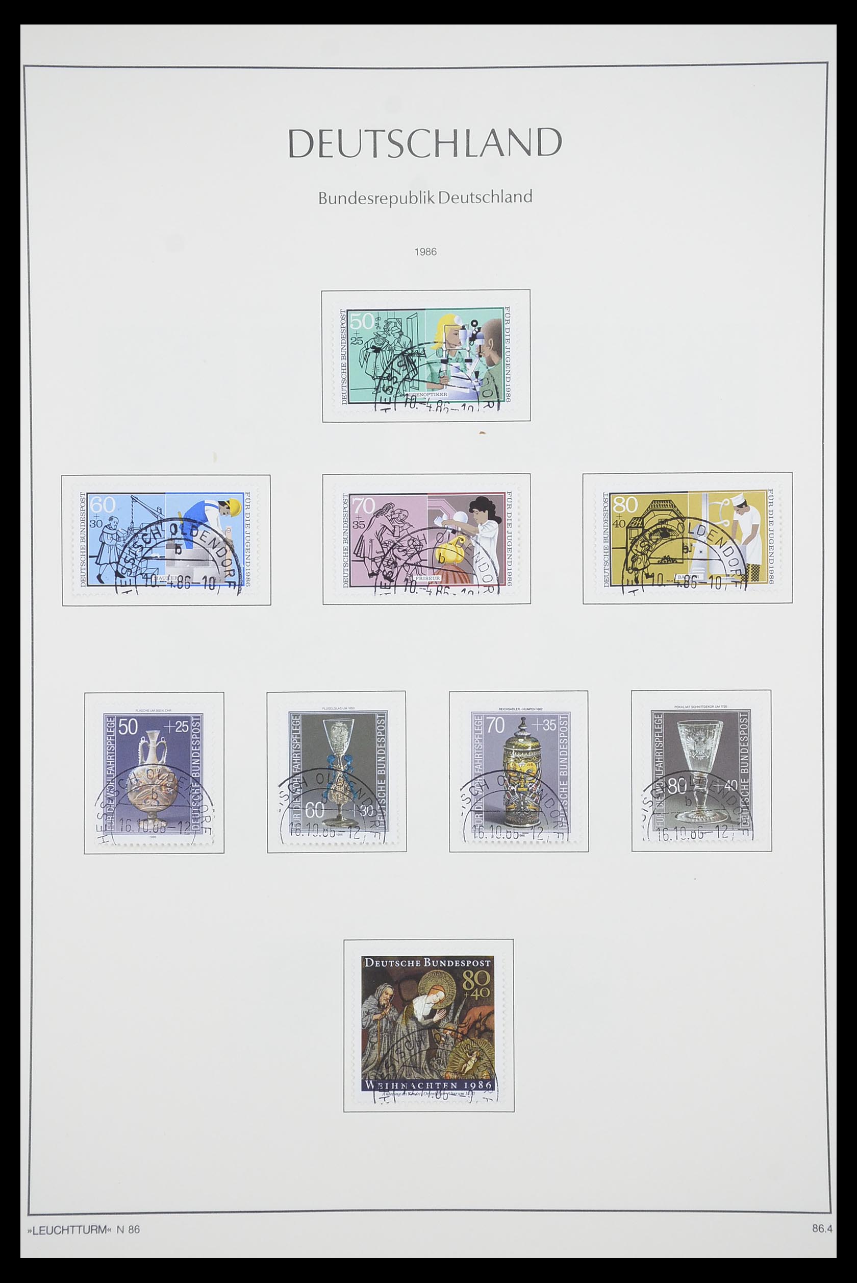 33707 173 - Stamp collection 33707 Bundespost 1949-1991.