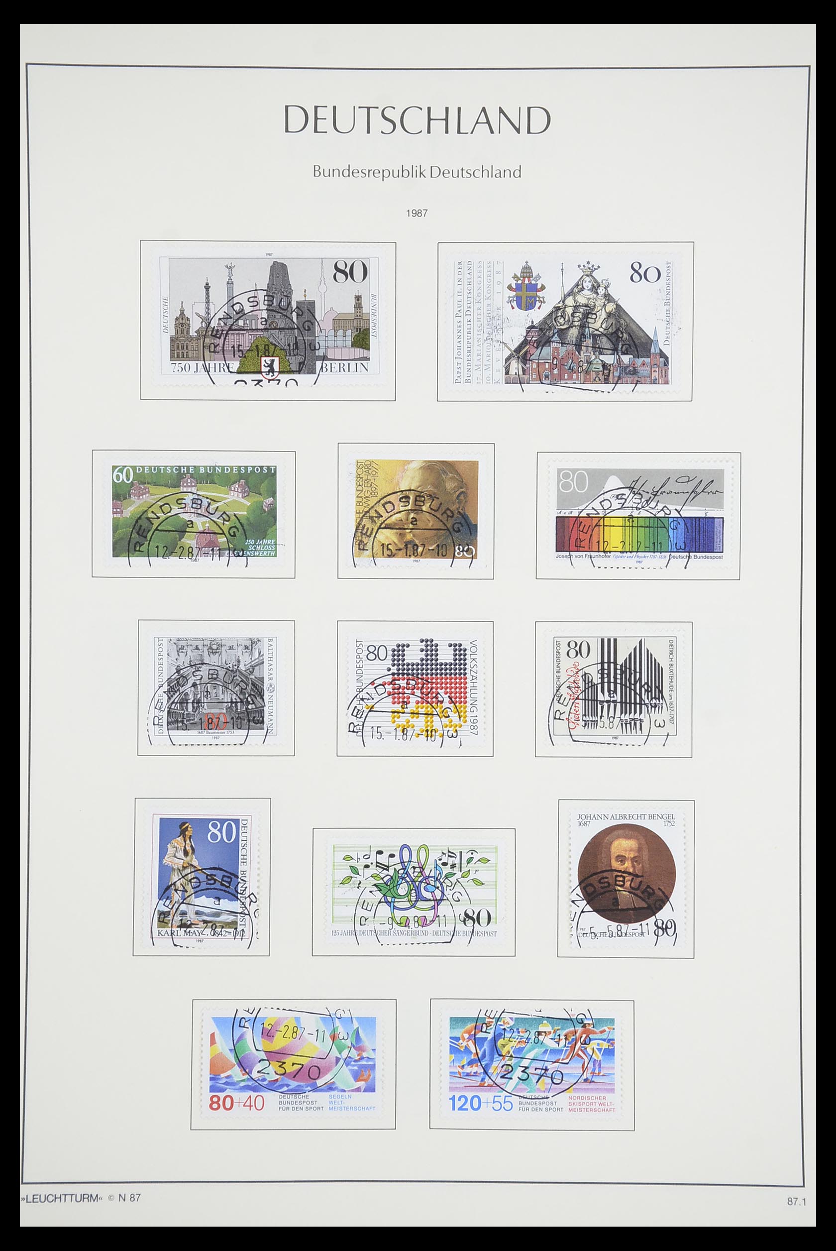 33707 175 - Stamp collection 33707 Bundespost 1949-1991.