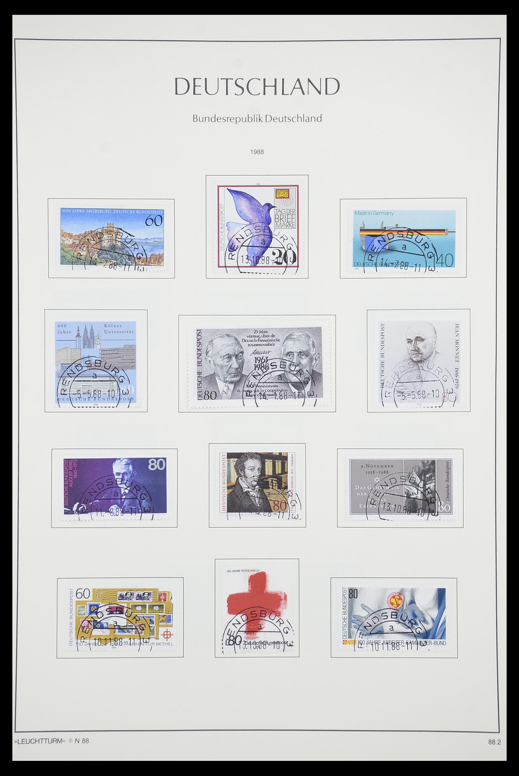 33707 180 - Stamp collection 33707 Bundespost 1949-1991.