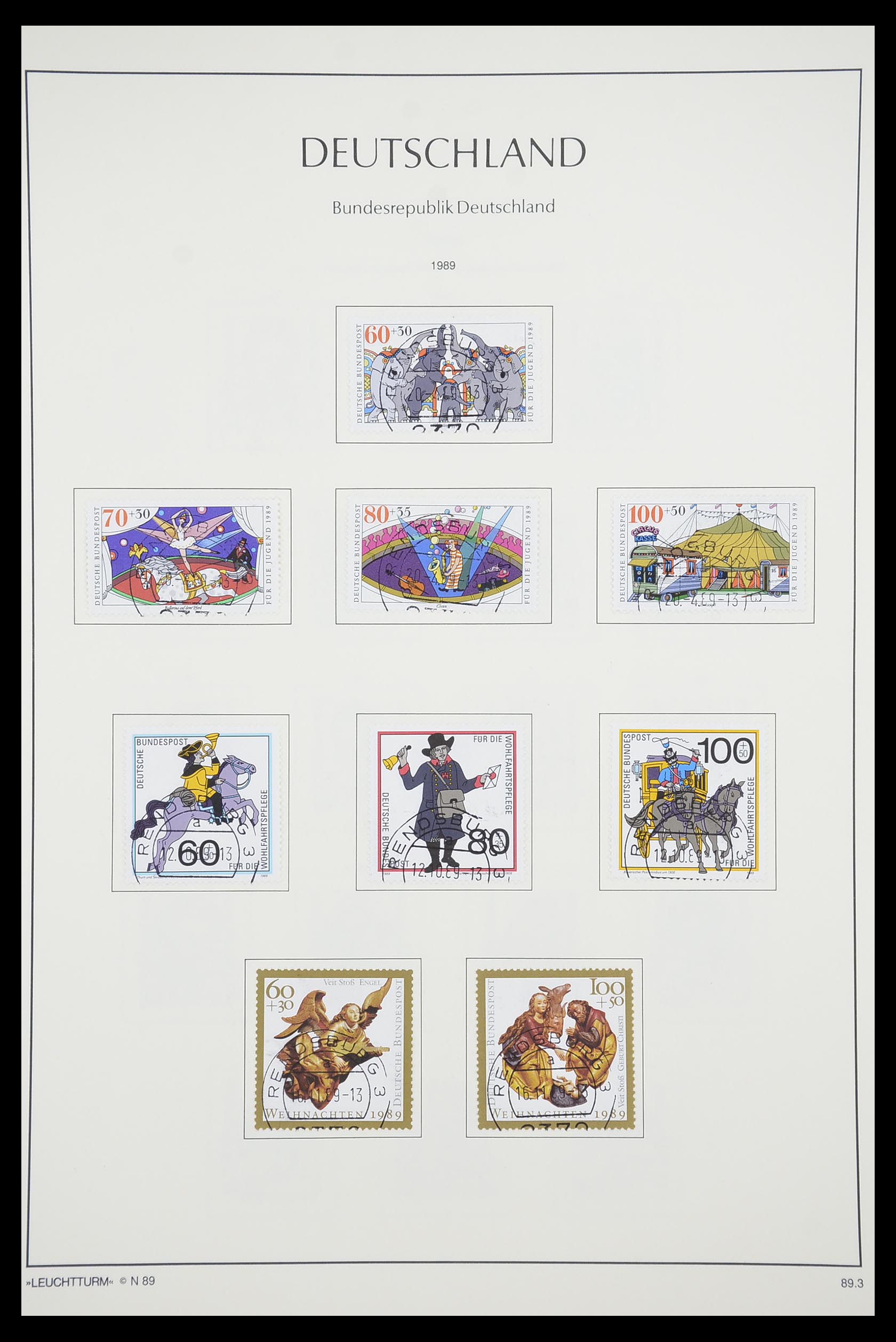 33707 184 - Stamp collection 33707 Bundespost 1949-1991.