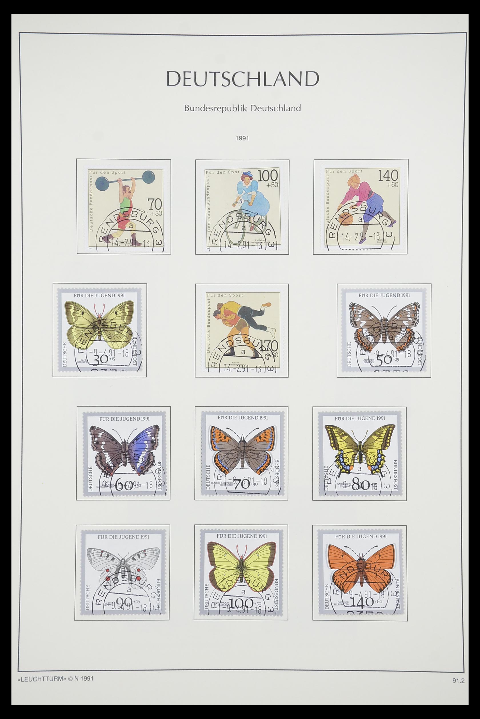 33707 196 - Stamp collection 33707 Bundespost 1949-1991.