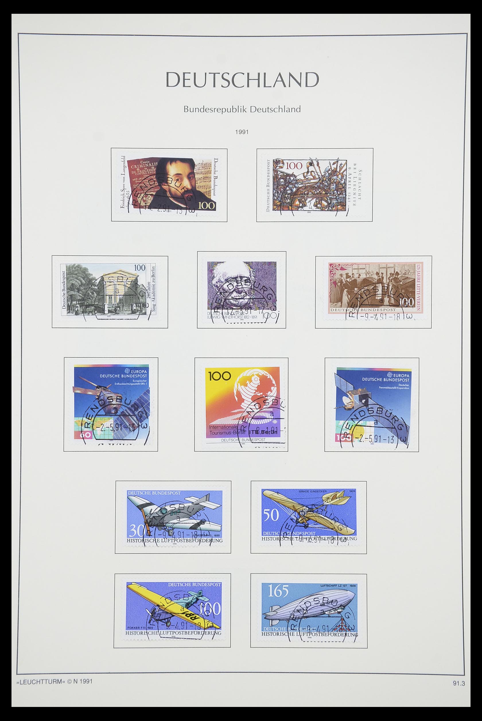 33707 197 - Stamp collection 33707 Bundespost 1949-1991.