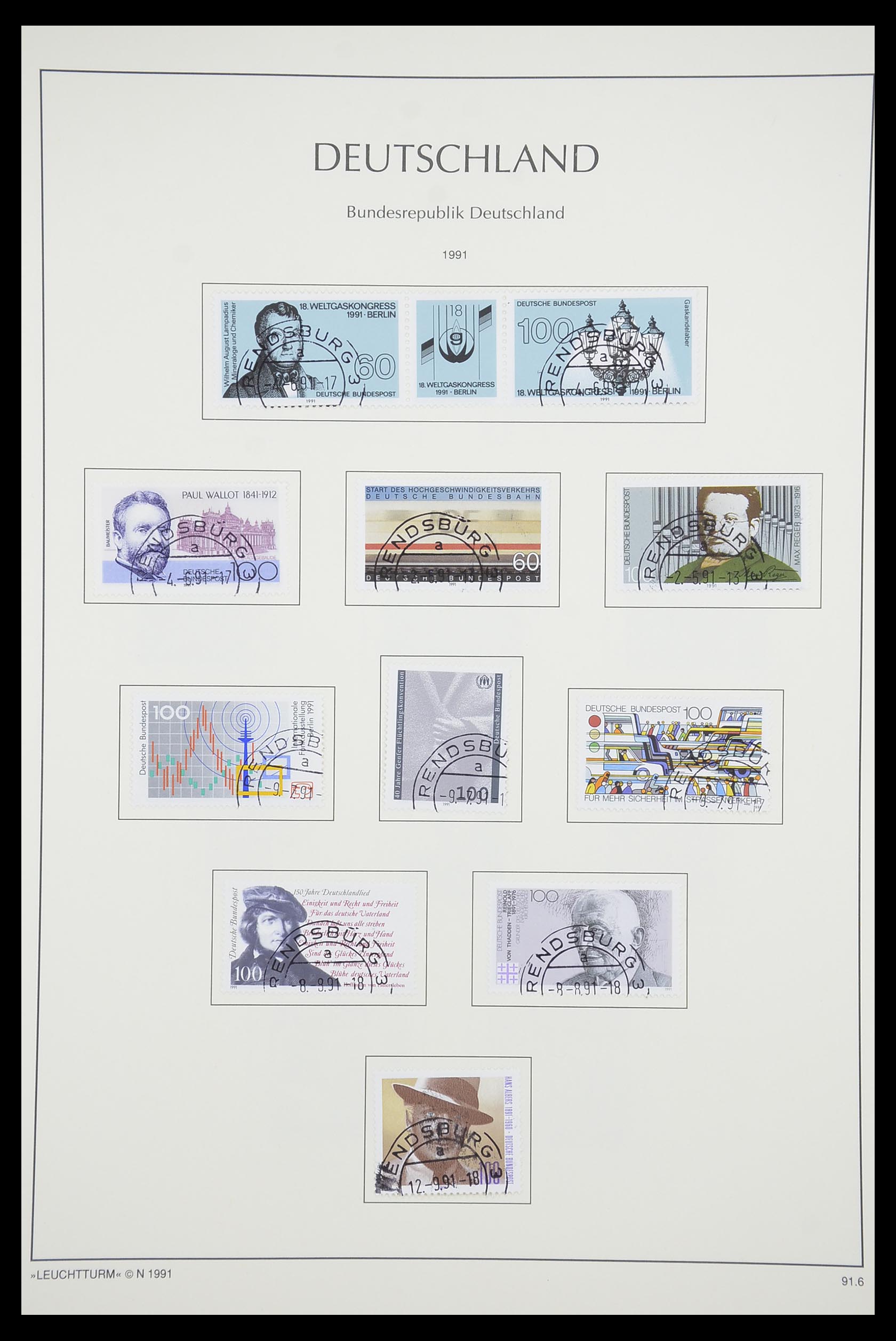 33707 200 - Stamp collection 33707 Bundespost 1949-1991.