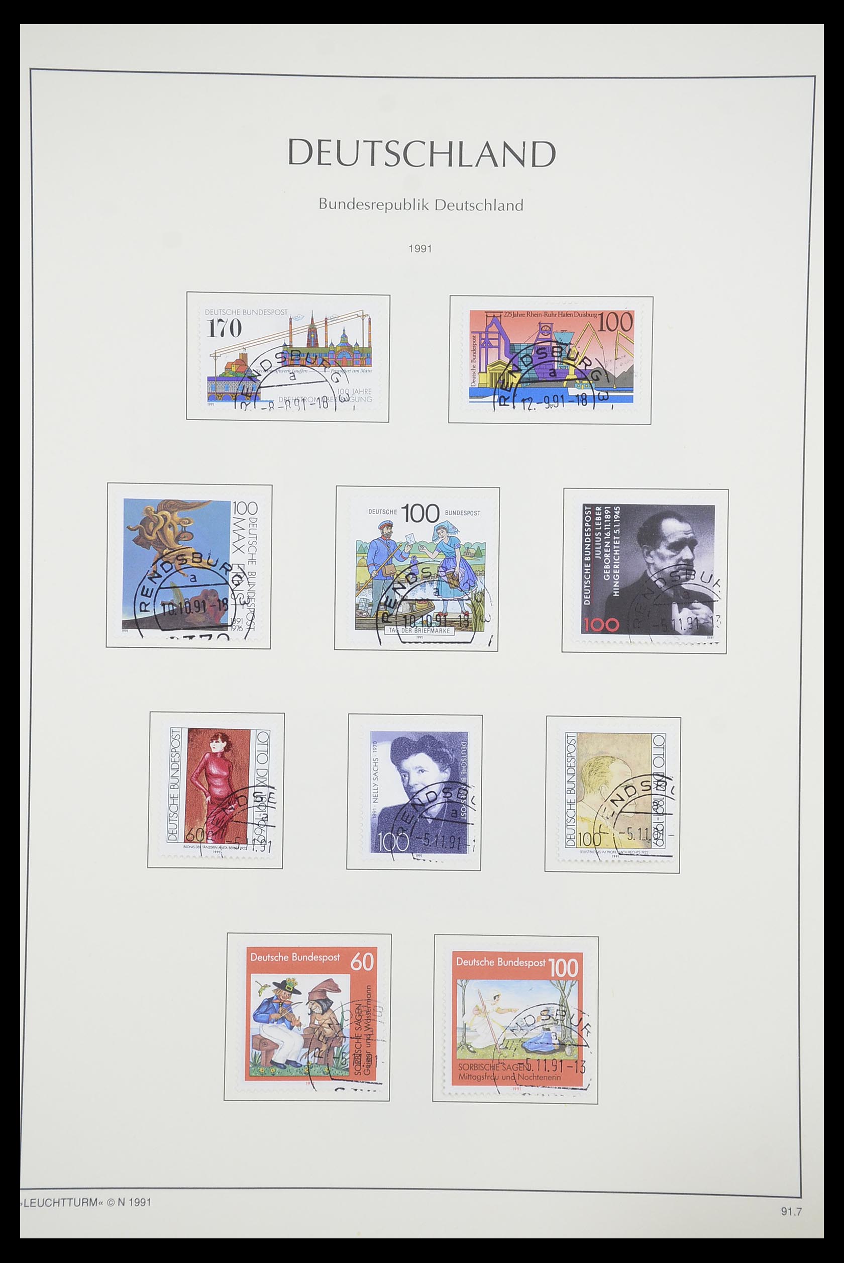 33707 201 - Postzegelverzameling 33707 Bundespost 1949-1991.