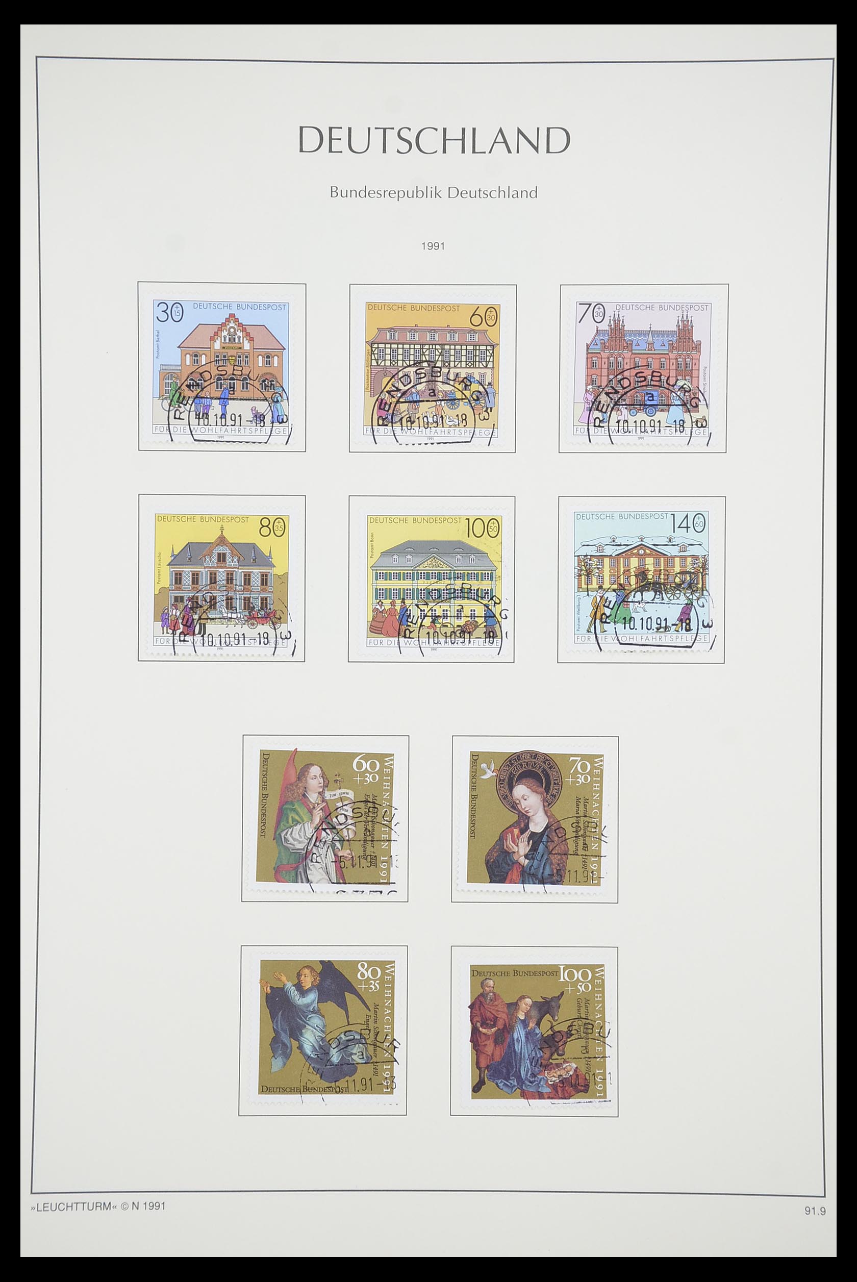 33707 203 - Postzegelverzameling 33707 Bundespost 1949-1991.