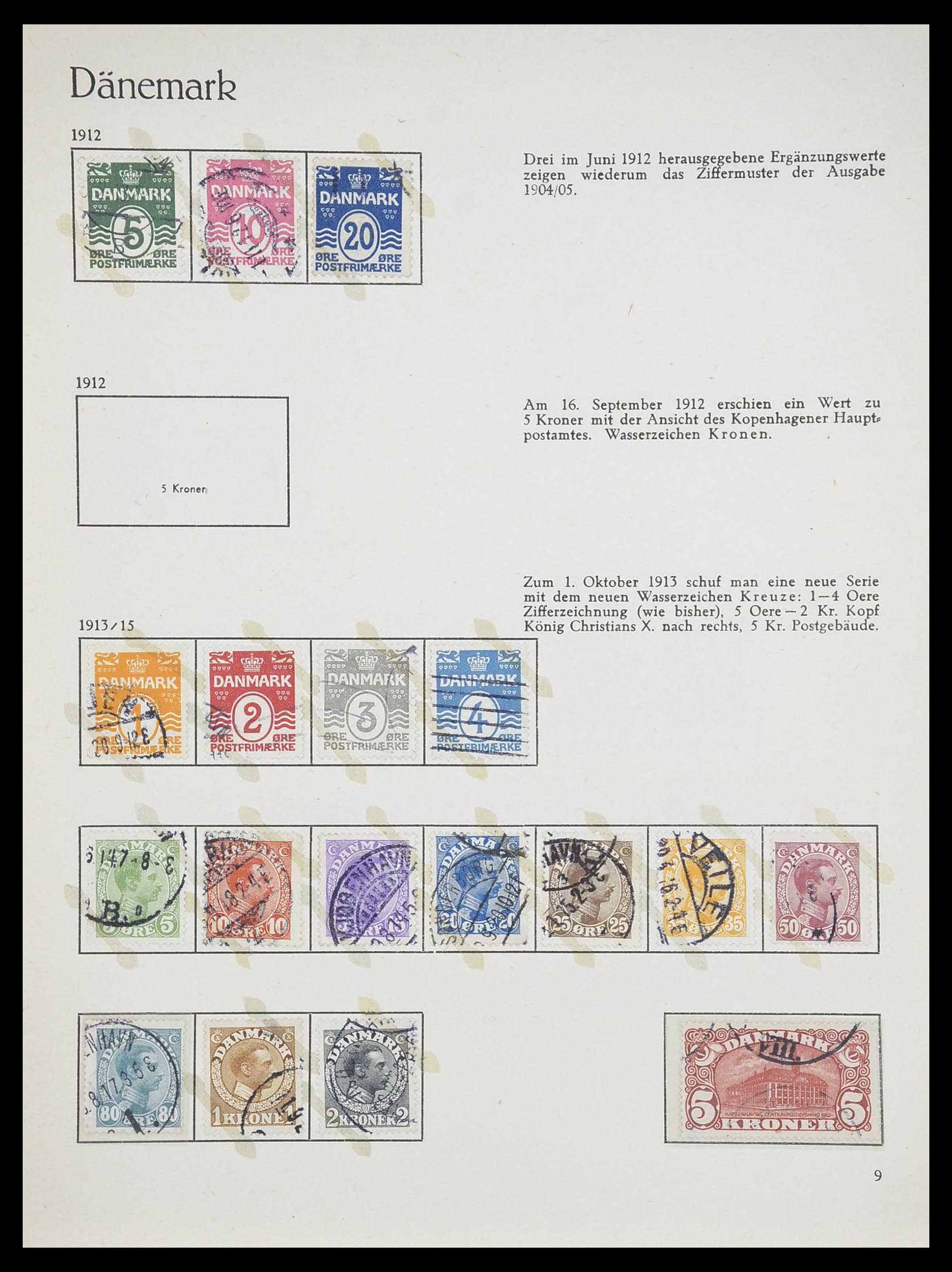 33708 004 - Postzegelverzameling 33708 Denemarken 1851-1970.