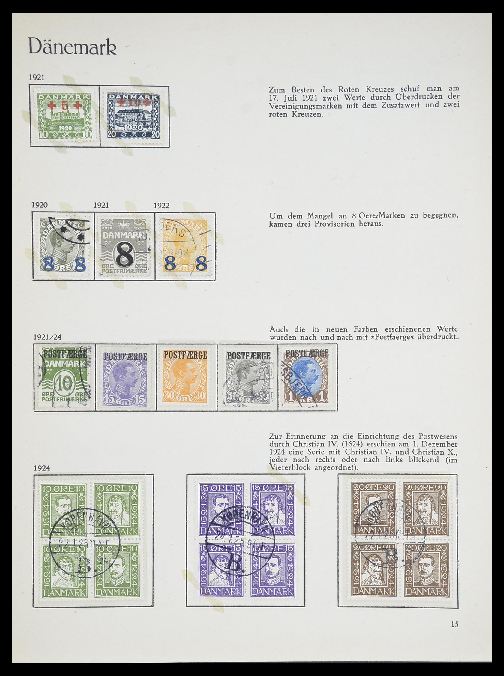 33708 007 - Postzegelverzameling 33708 Denemarken 1851-1970.