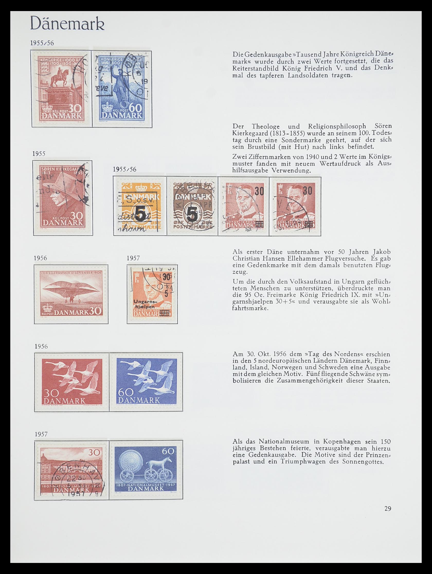 33708 028 - Stamp collection 33708 Denmark 1851-1970.