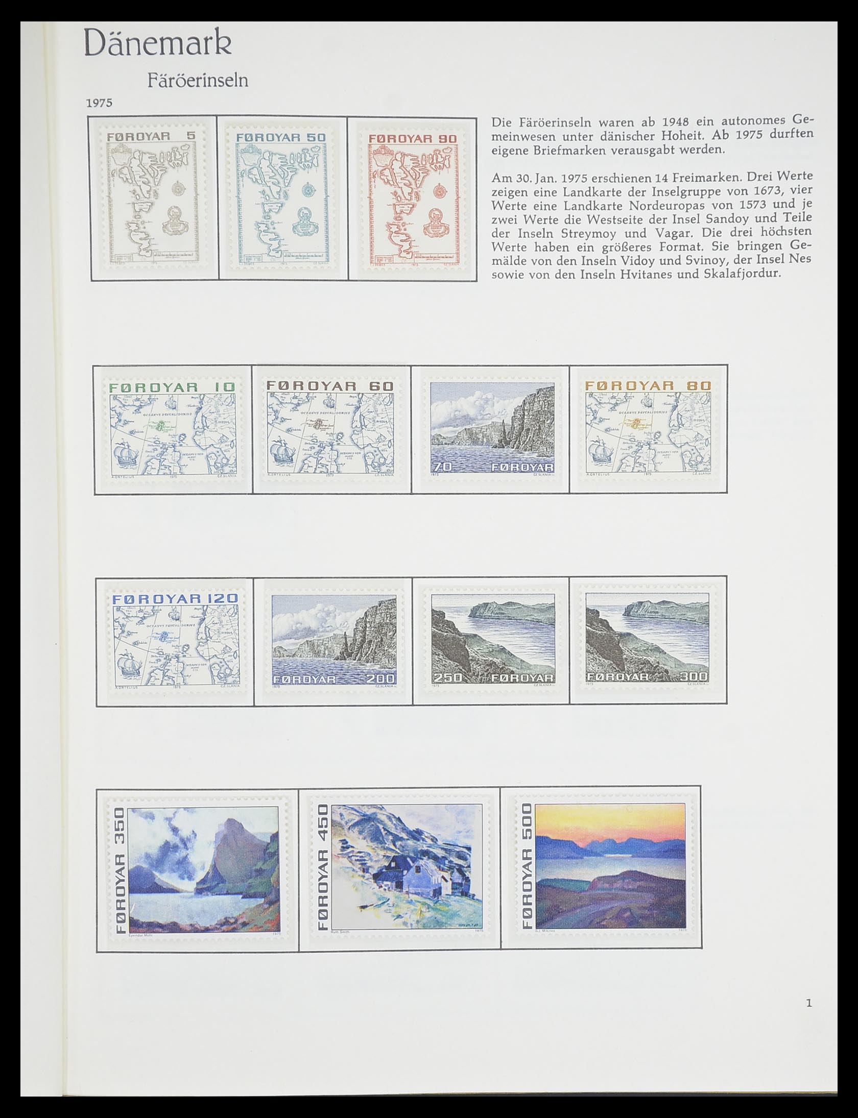 33708 051 - Stamp collection 33708 Denmark 1851-1970.