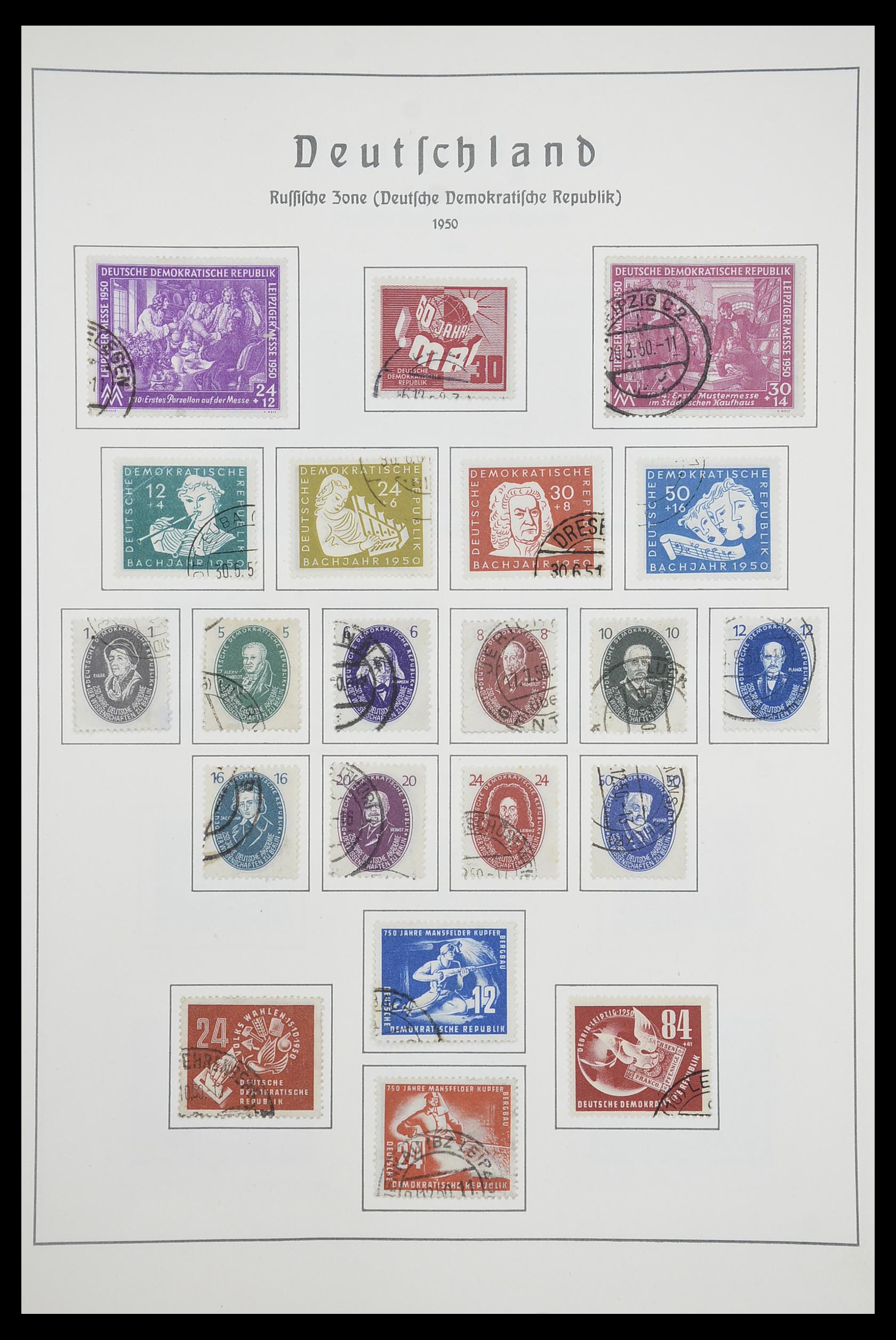 33709 002 - Stamp collection 33709 DDR 1948-1973.