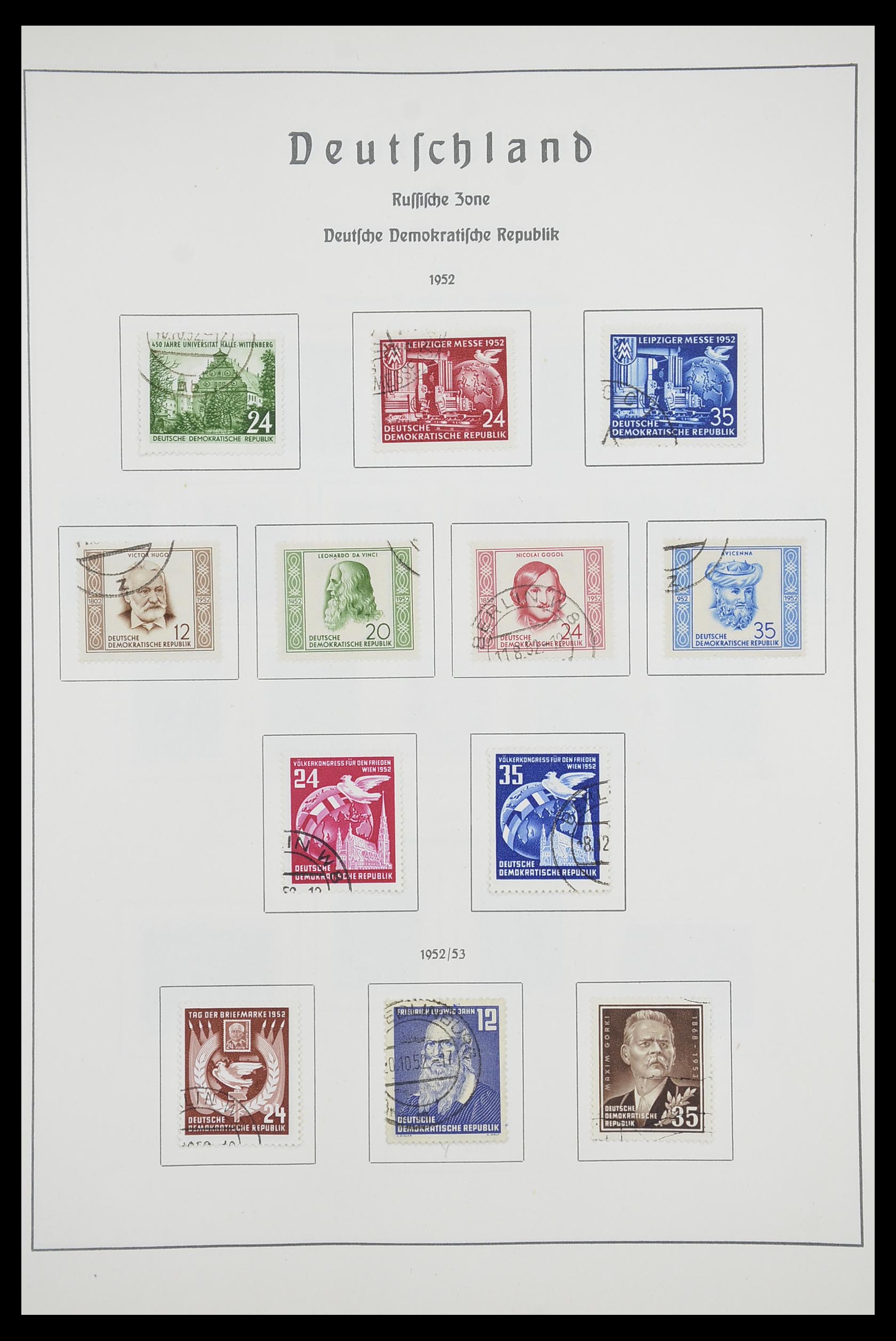 33709 006 - Stamp collection 33709 DDR 1948-1973.