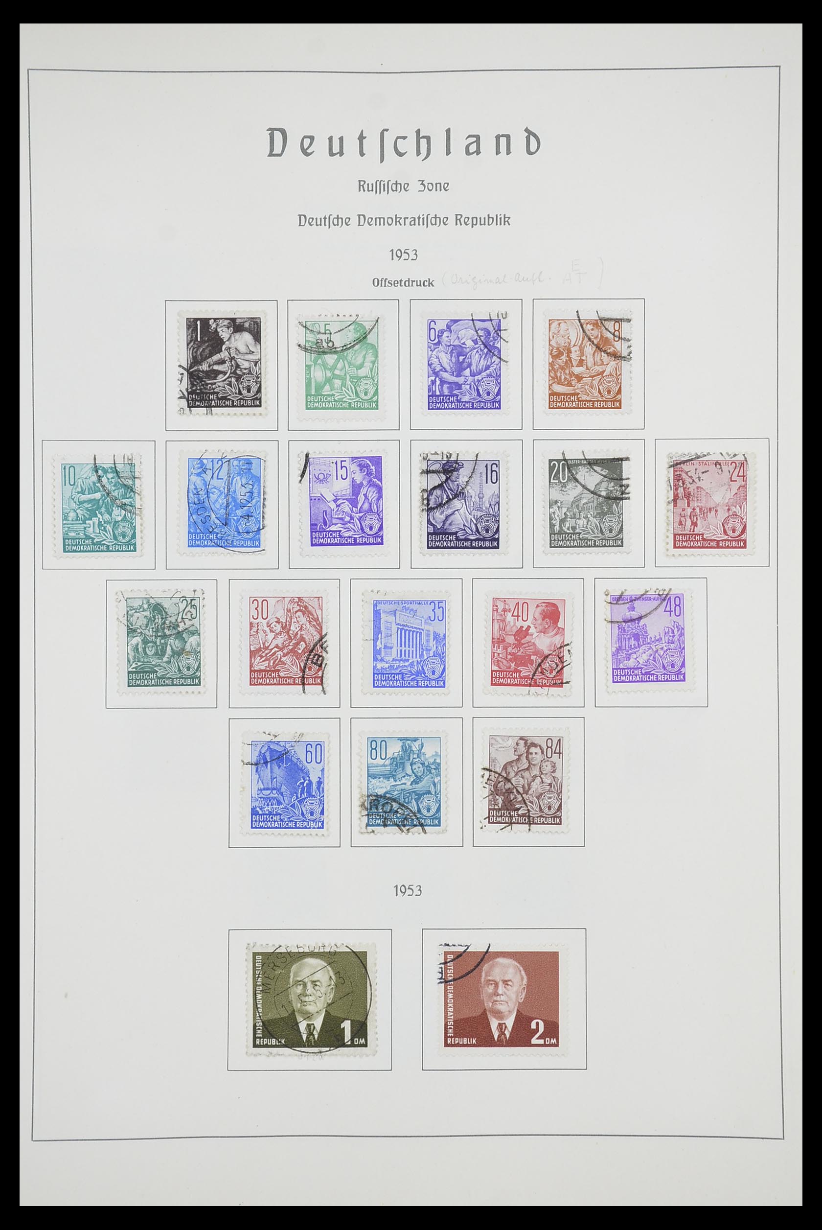 33709 010 - Stamp collection 33709 DDR 1948-1973.