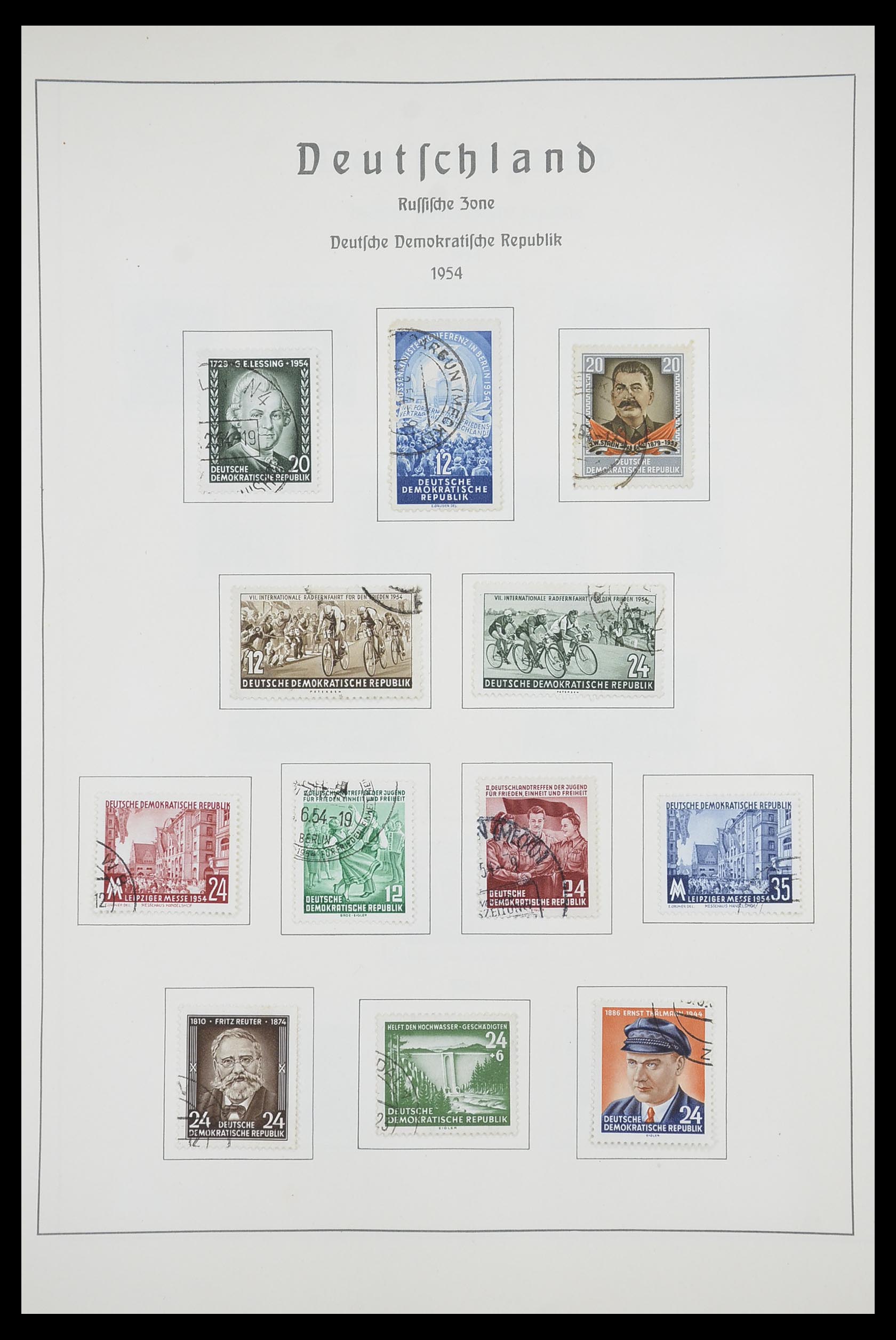 33709 015 - Stamp collection 33709 DDR 1948-1973.