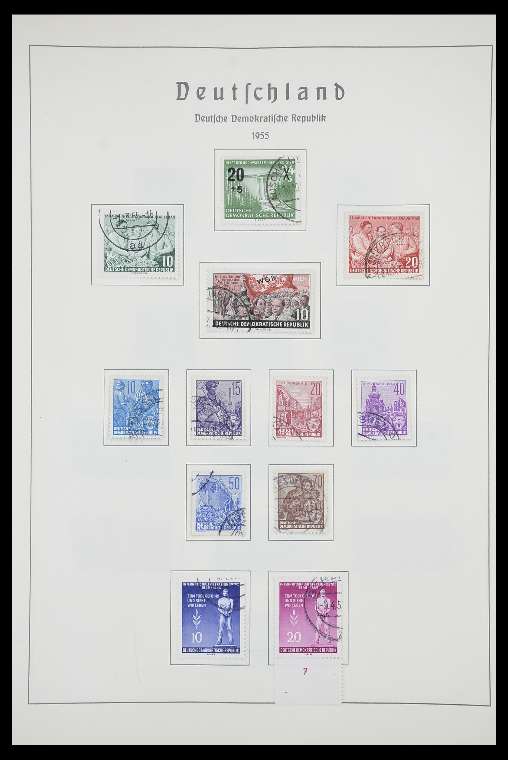 33709 017 - Stamp collection 33709 DDR 1948-1973.