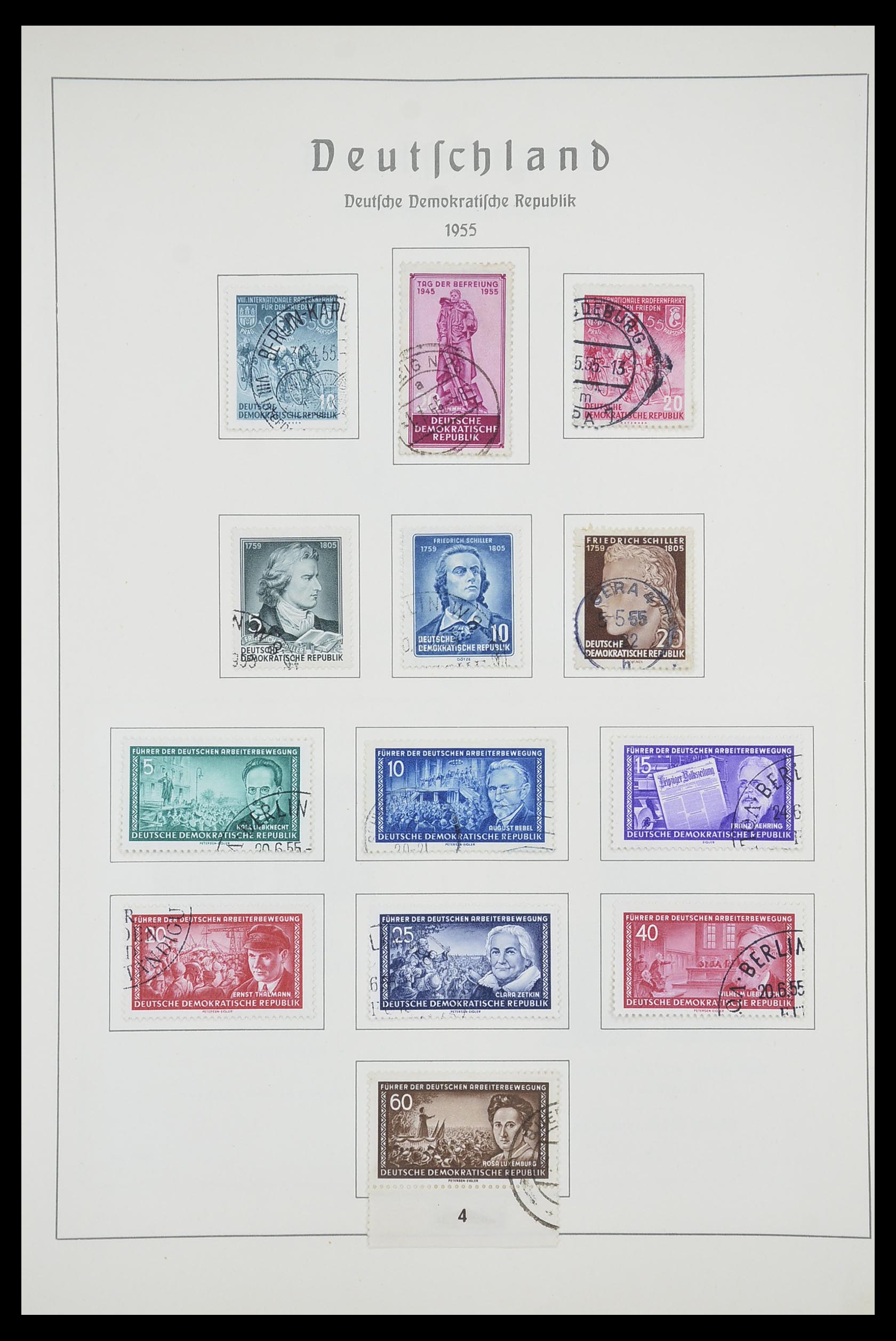 33709 018 - Stamp collection 33709 DDR 1948-1973.