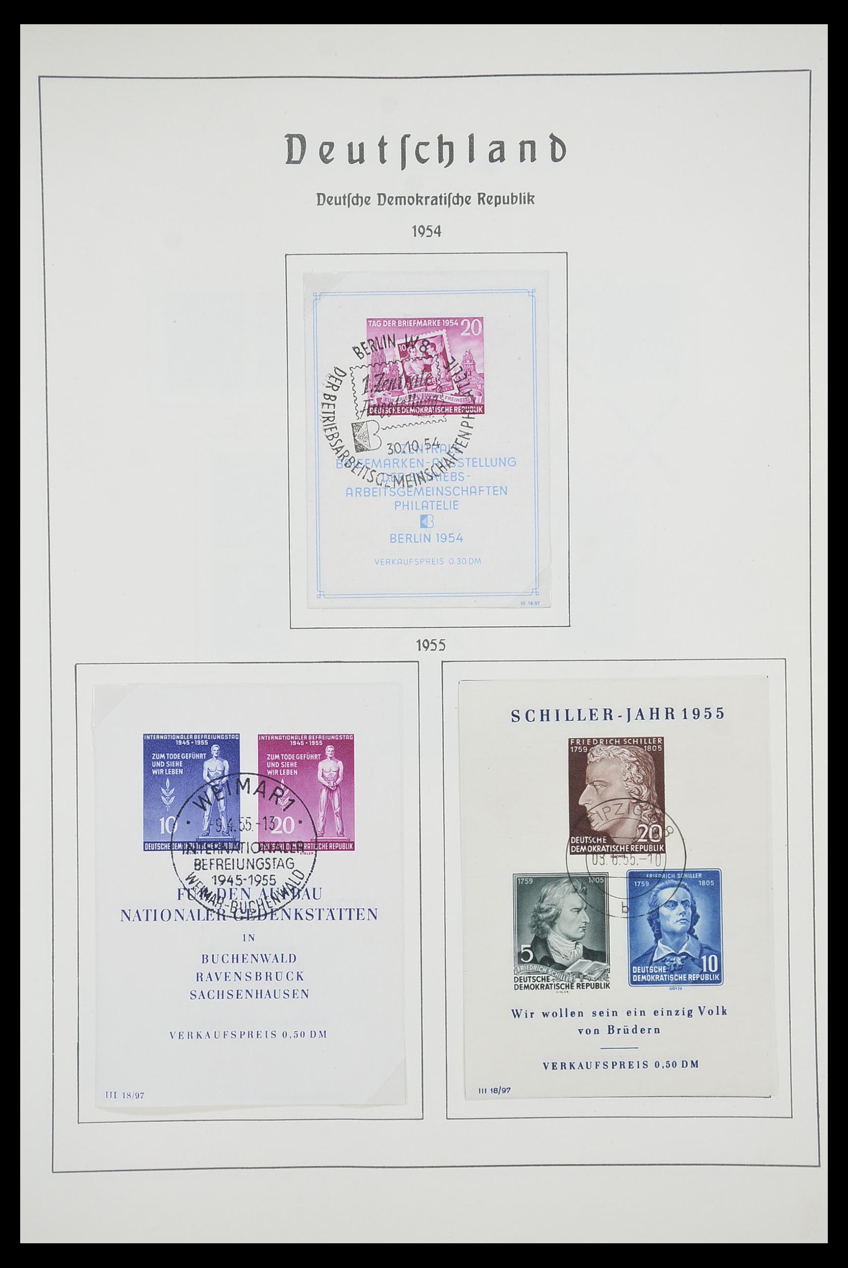 33709 019 - Stamp collection 33709 DDR 1948-1973.