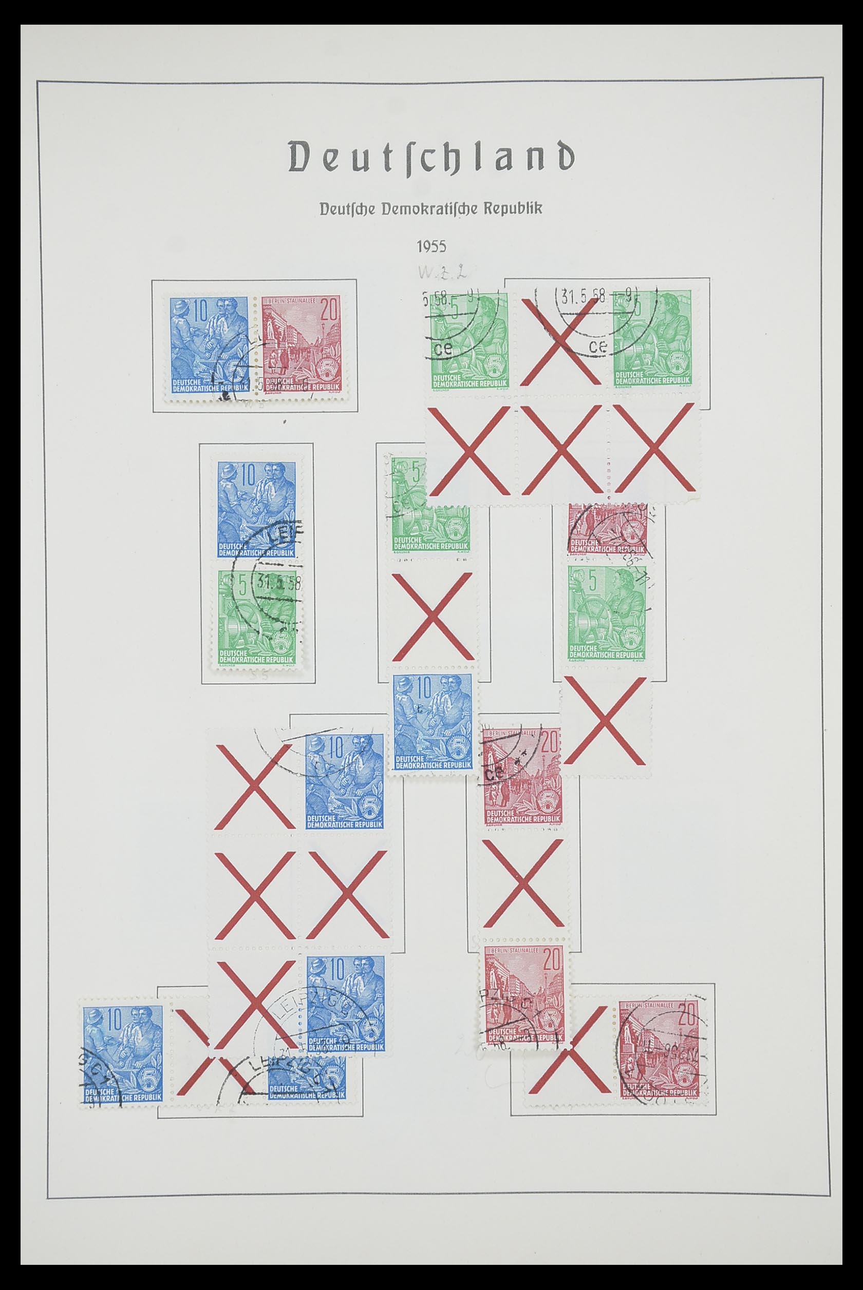 33709 020 - Stamp collection 33709 DDR 1948-1973.