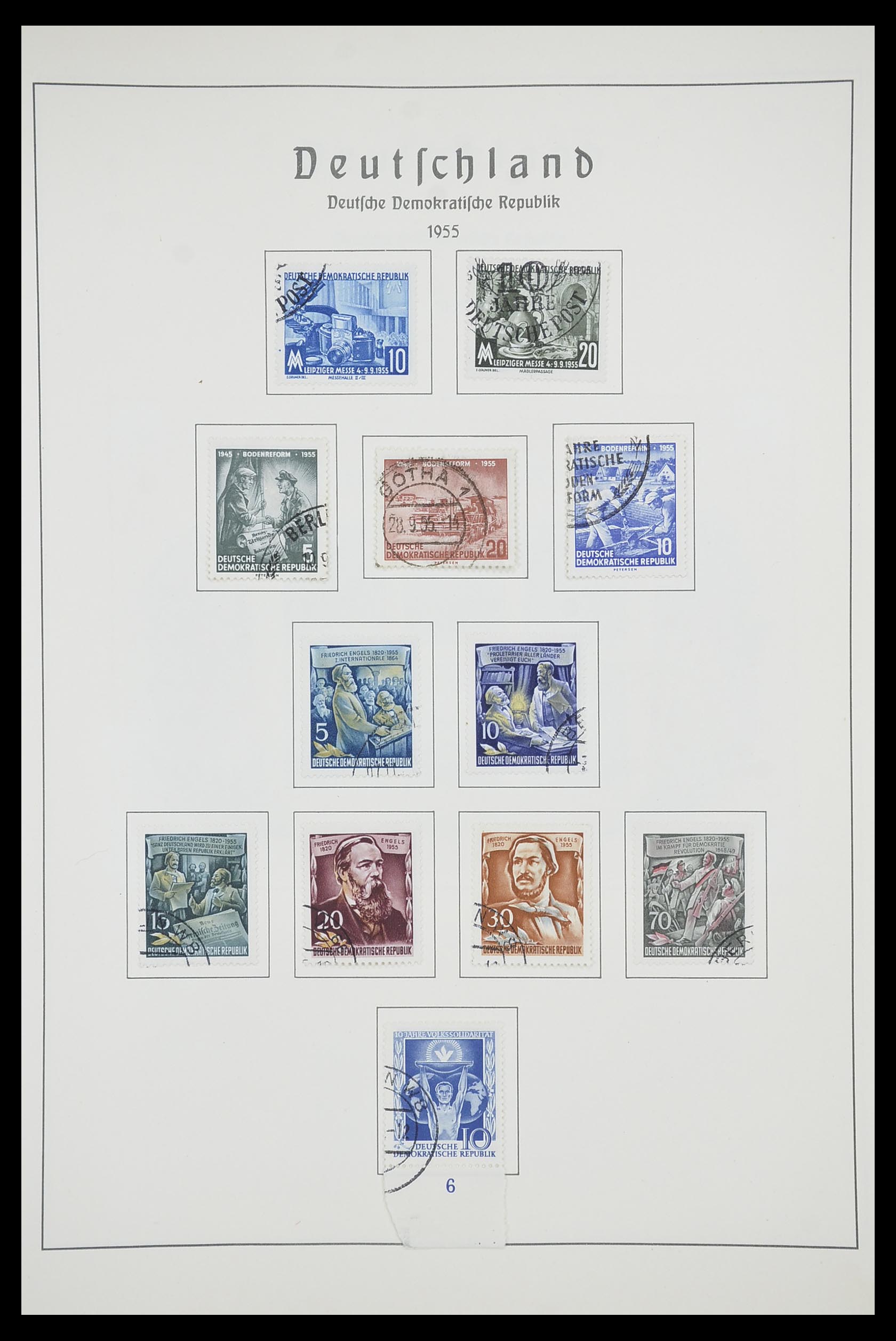 33709 021 - Stamp collection 33709 DDR 1948-1973.