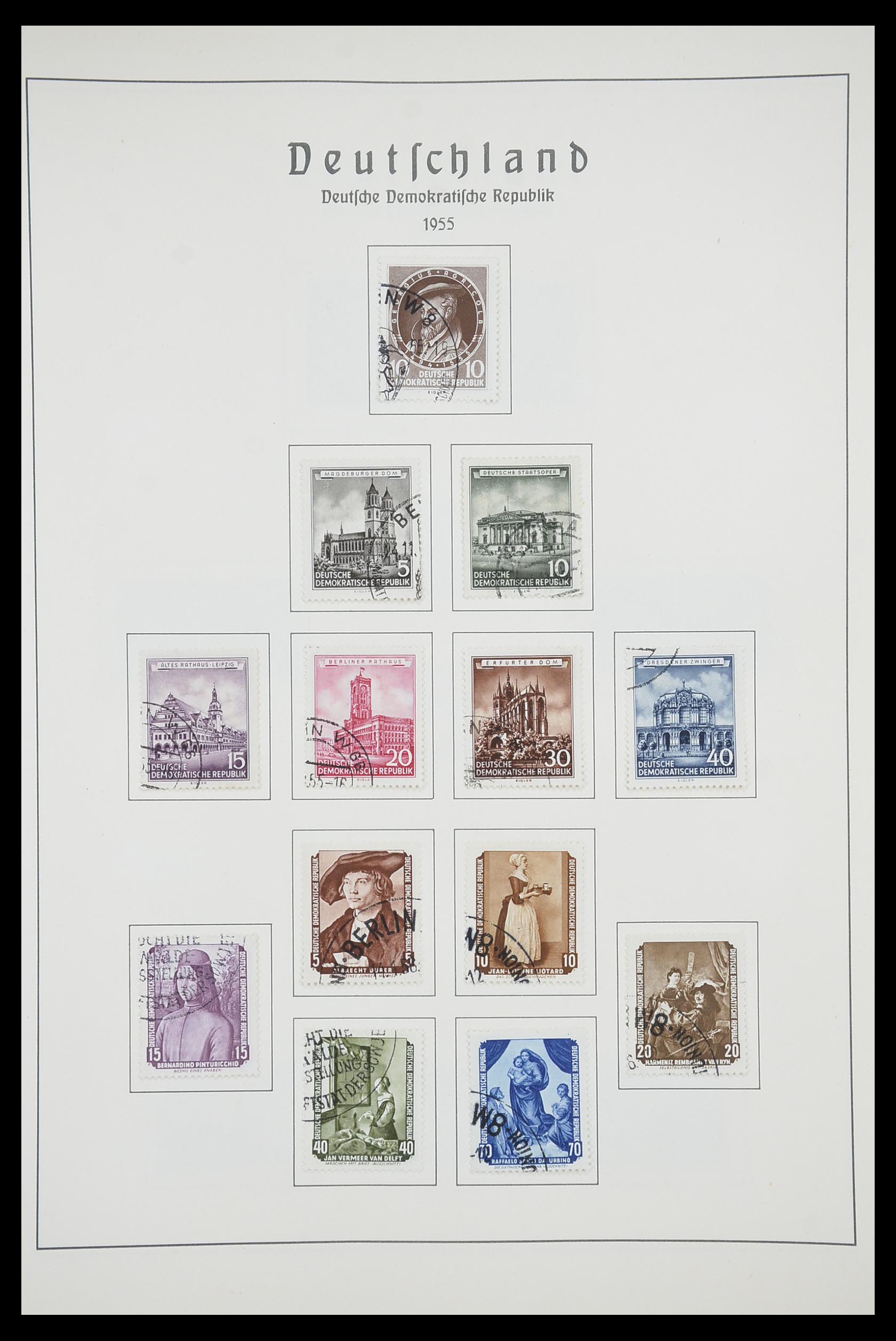 33709 023 - Stamp collection 33709 DDR 1948-1973.
