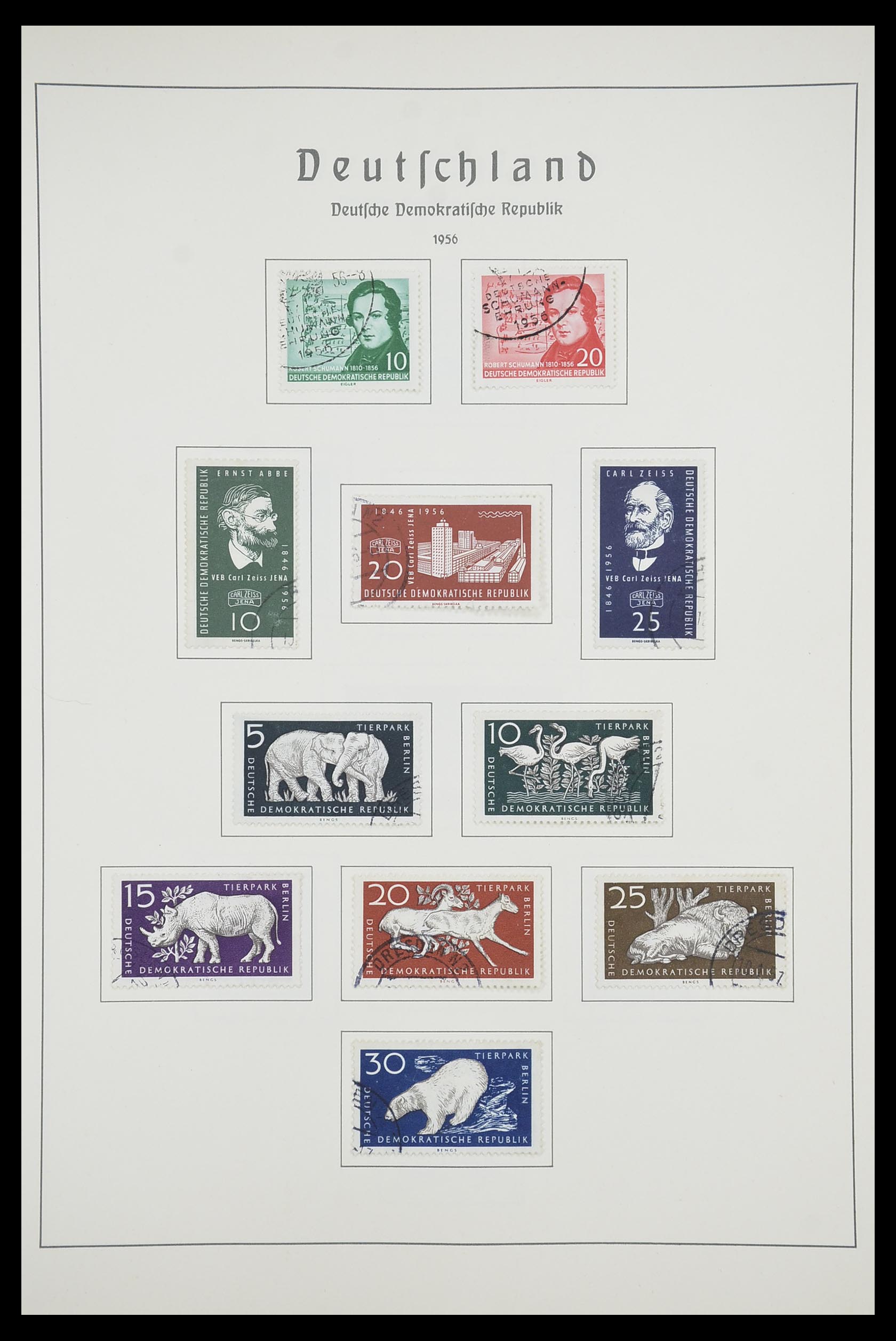 33709 027 - Stamp collection 33709 DDR 1948-1973.