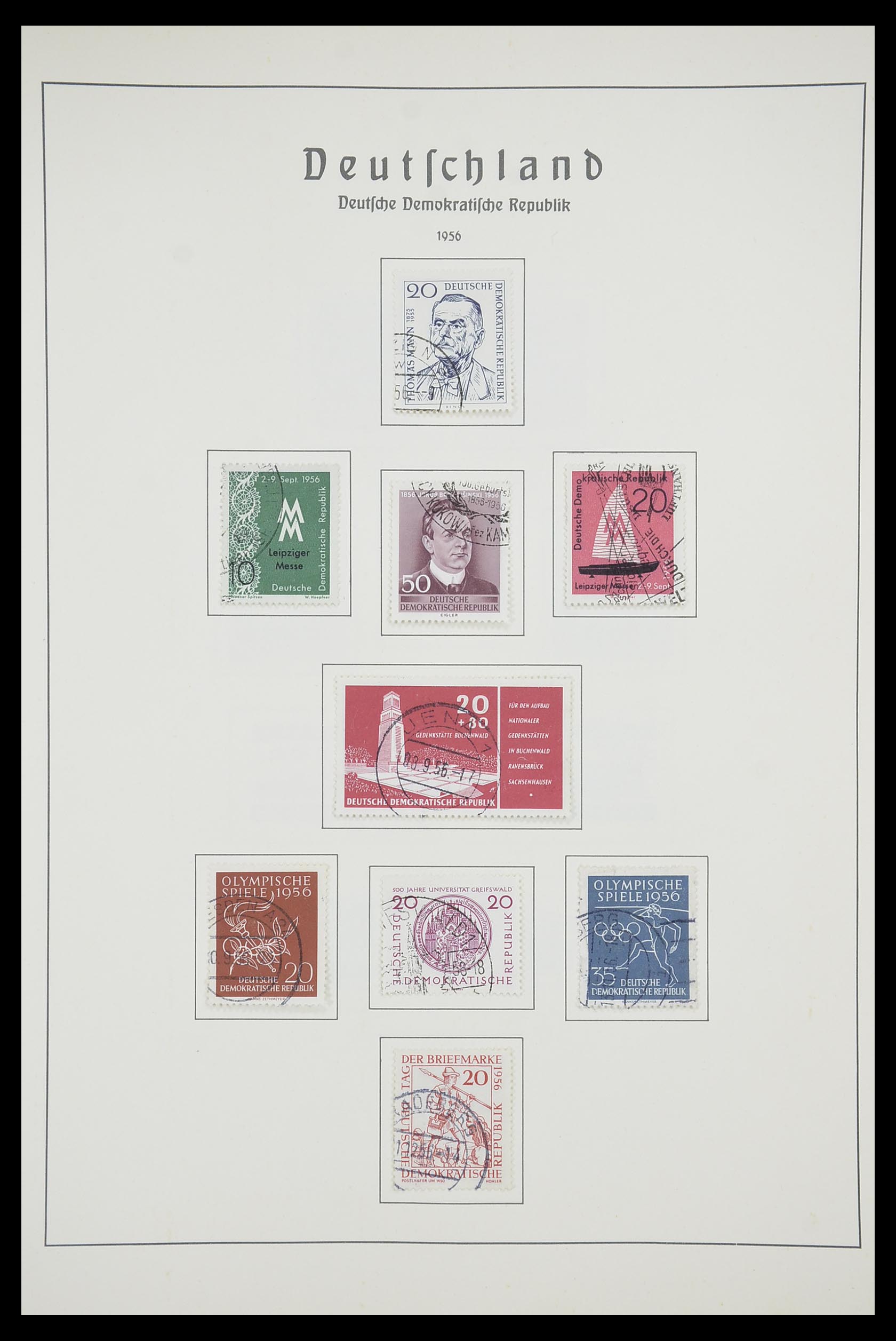33709 028 - Stamp collection 33709 DDR 1948-1973.