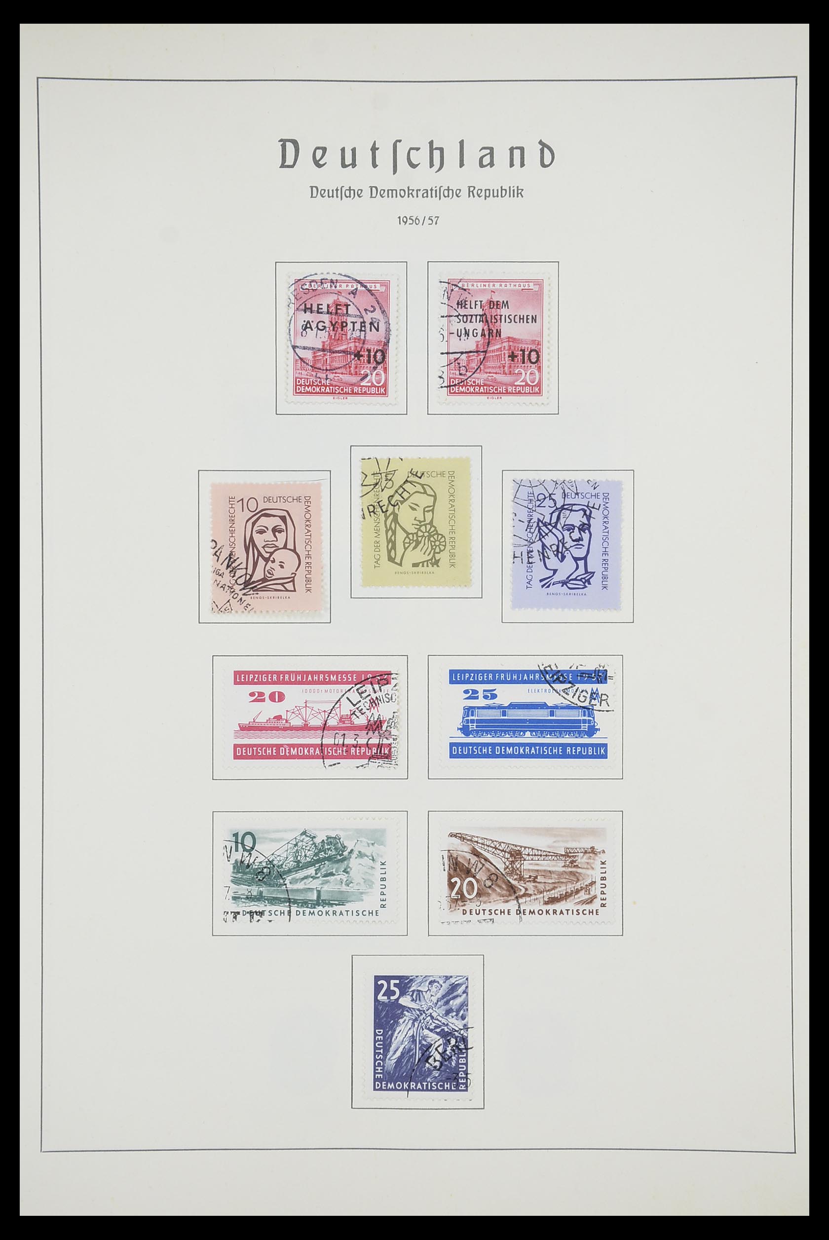 33709 029 - Stamp collection 33709 DDR 1948-1973.
