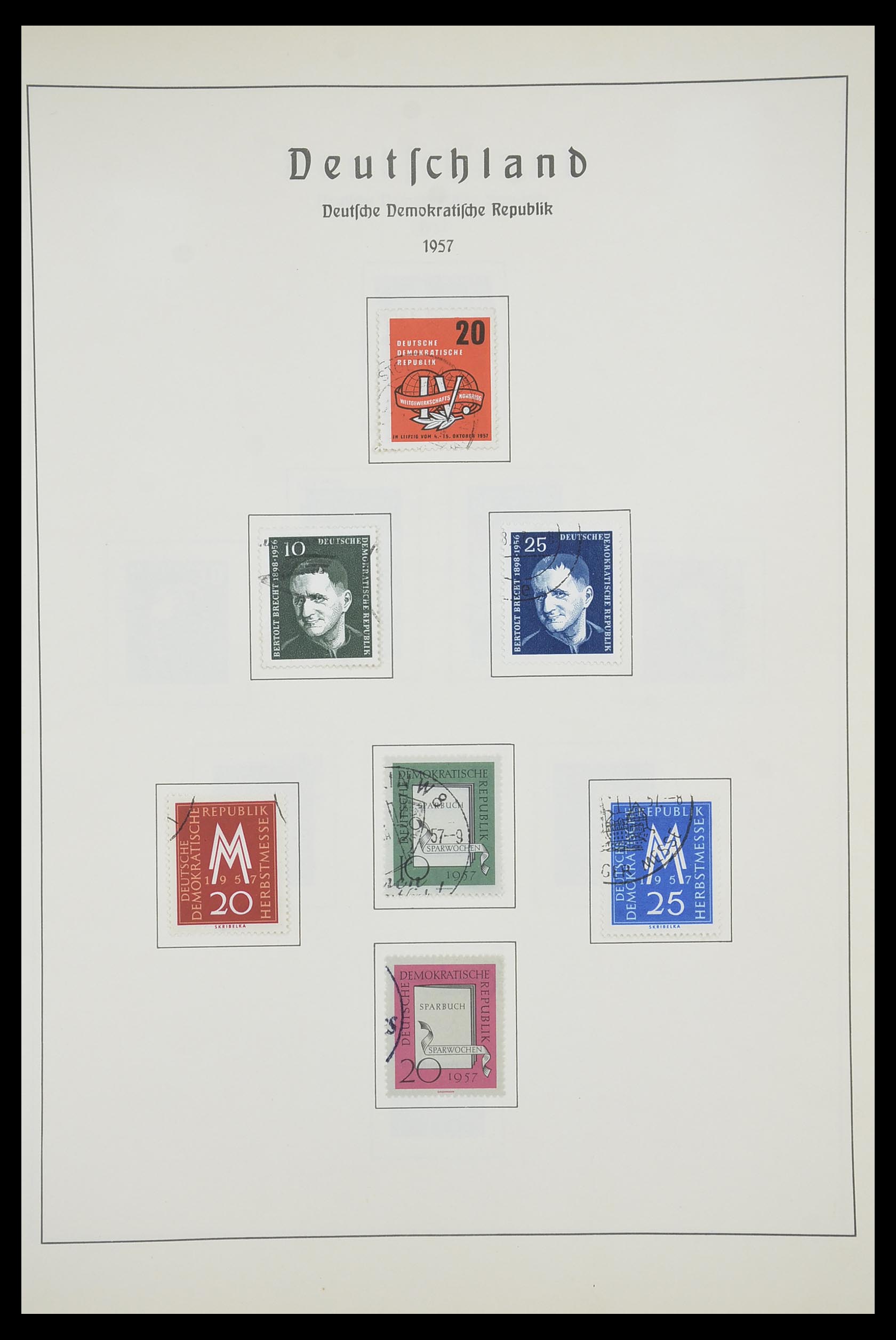 33709 033 - Stamp collection 33709 DDR 1948-1973.